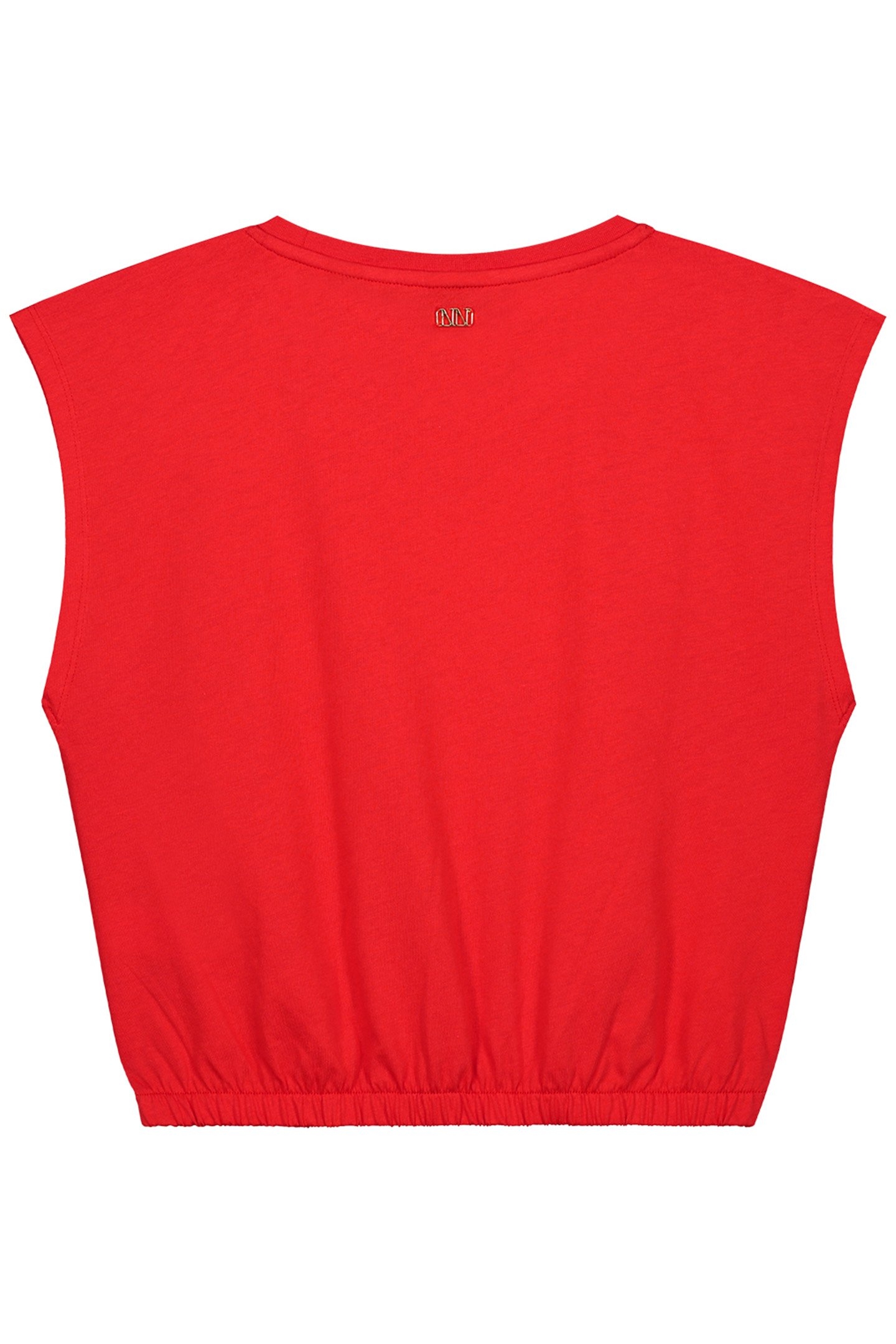 ELASTIC WAIST T-SHIRT CHILI RED 3
