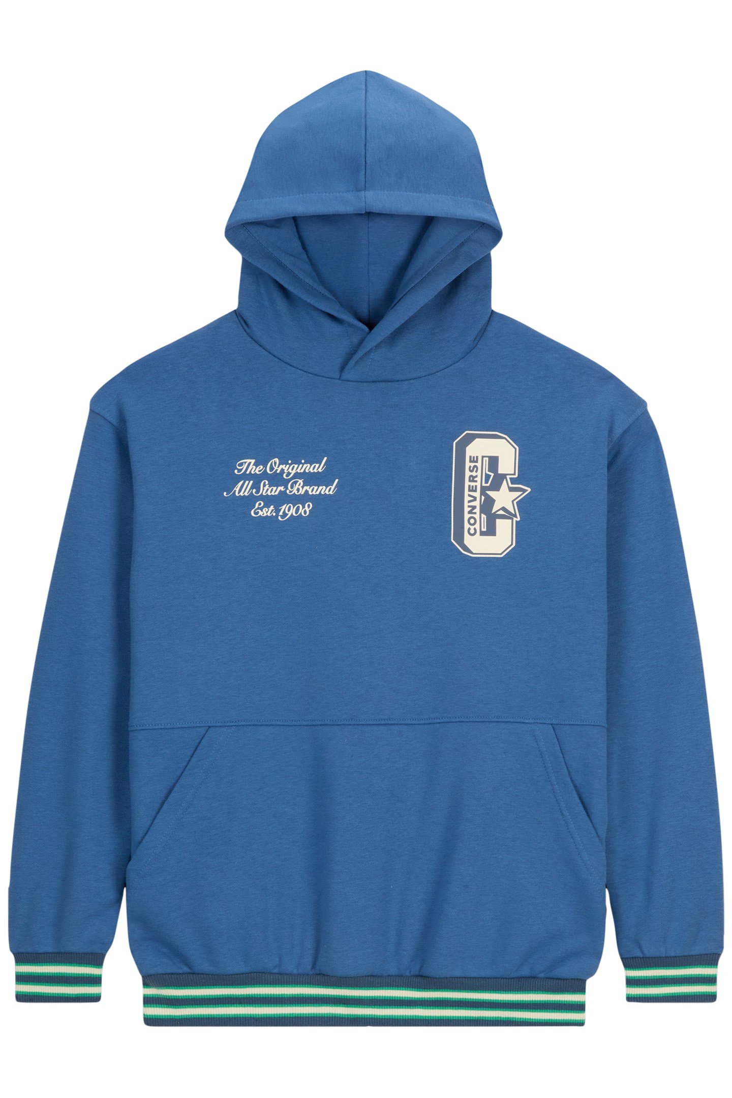 RETRO VARSITY HOODIE ARMOR BLUE 1