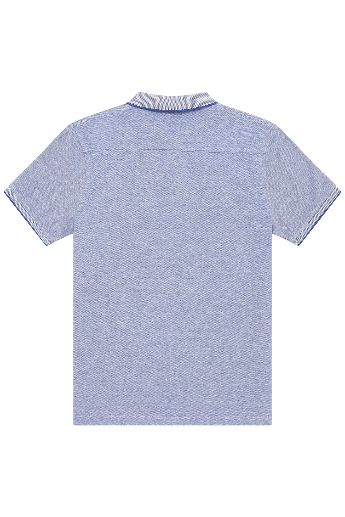 BIRDSEYE TIPPED POLO BRIGHT BLUE/BRIGHT B 2