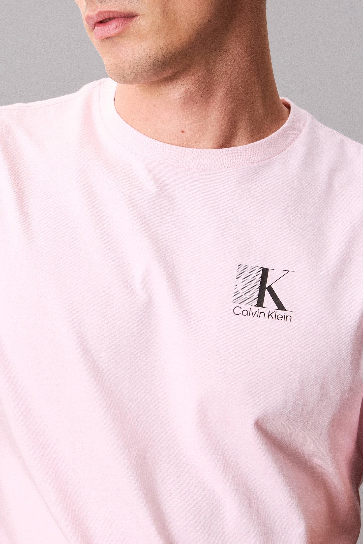 SS 30S EU SP CK ABSTRACT T-SHIRT ROSE SHADOW 4