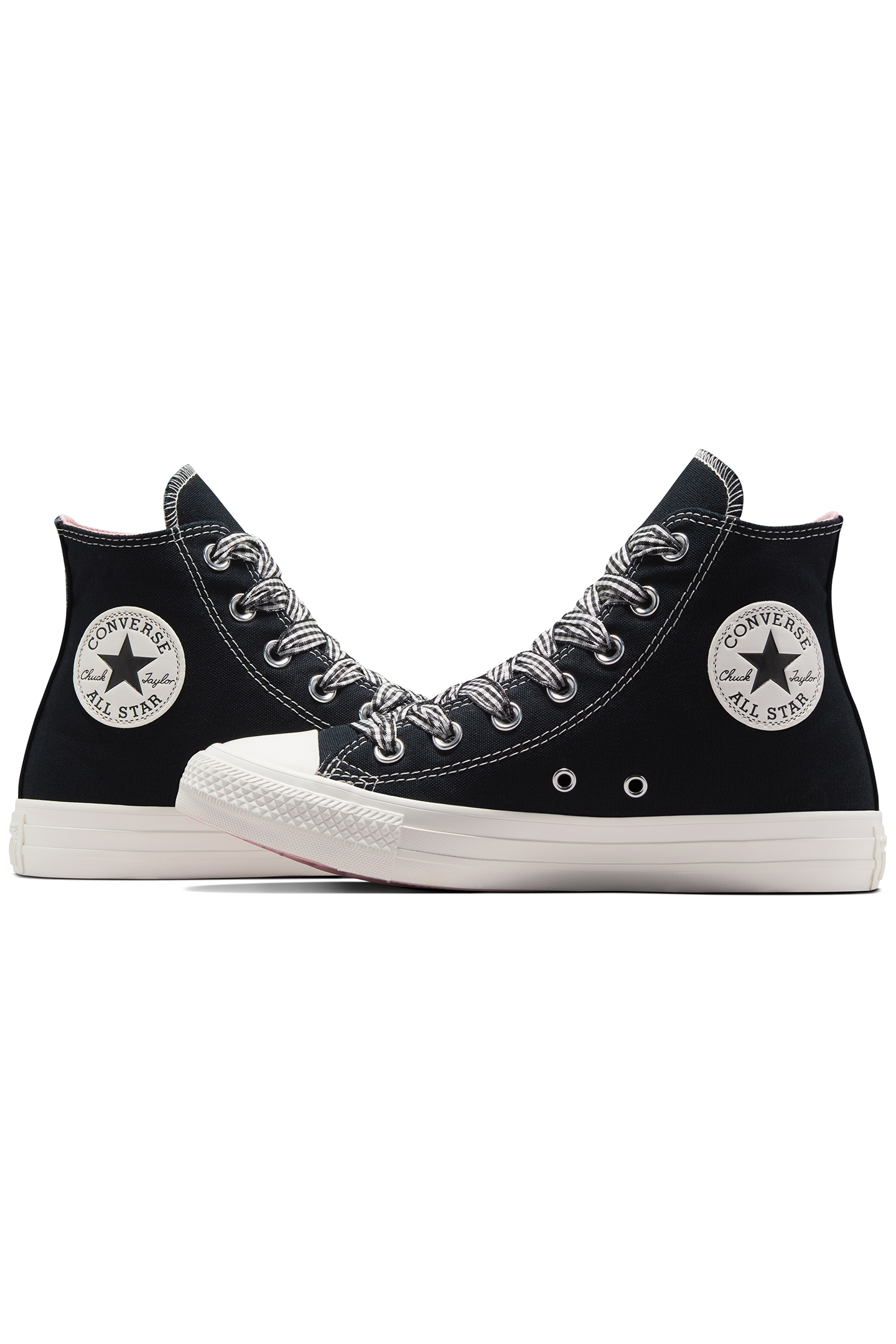 CHUCK TAYLOR ALL STAR GINGHAM BLACK/HORIZON PINK/WHITE 5
