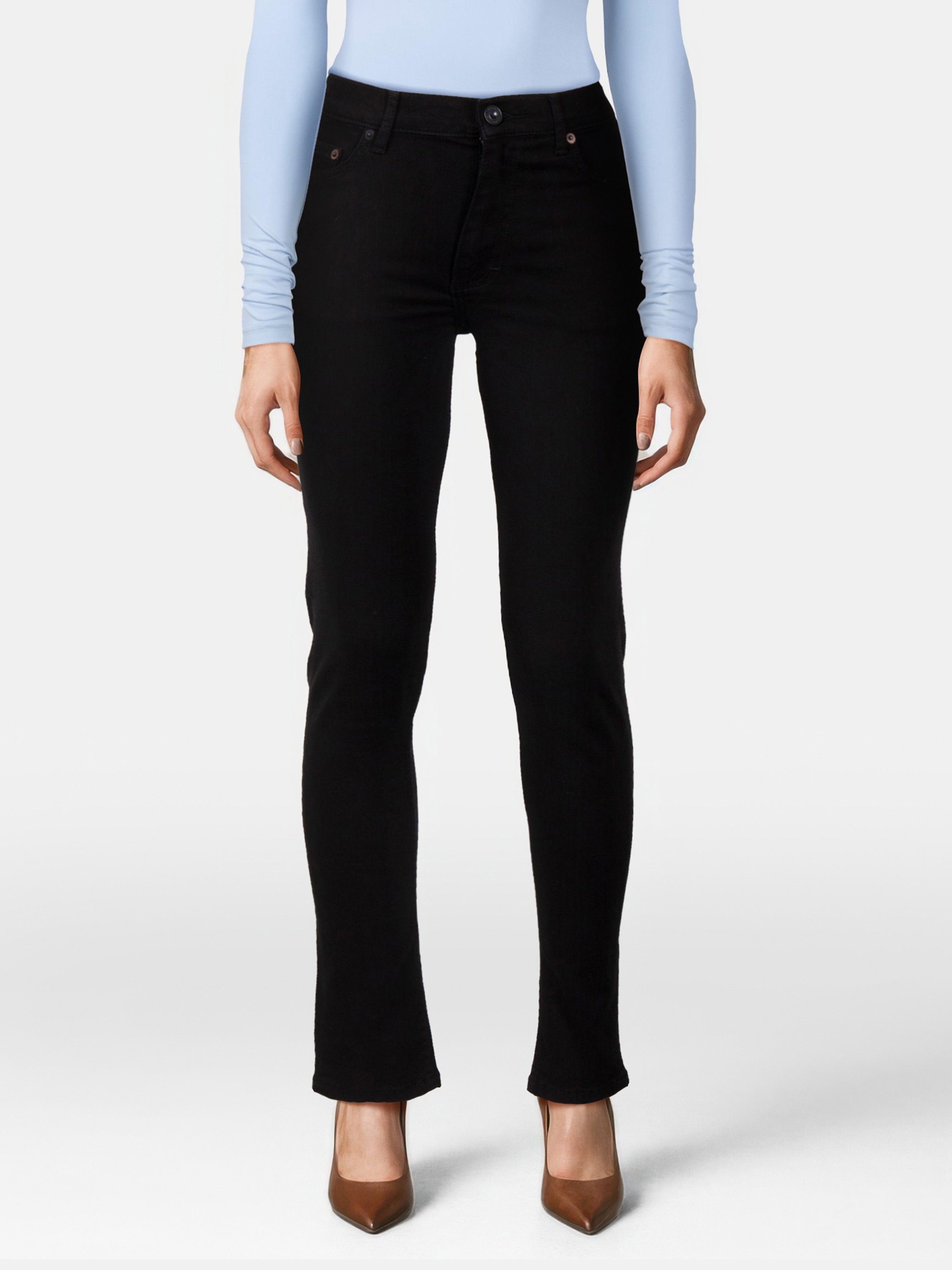 RBND STNBL DN 30INCH SKN JEAN BLACK 1