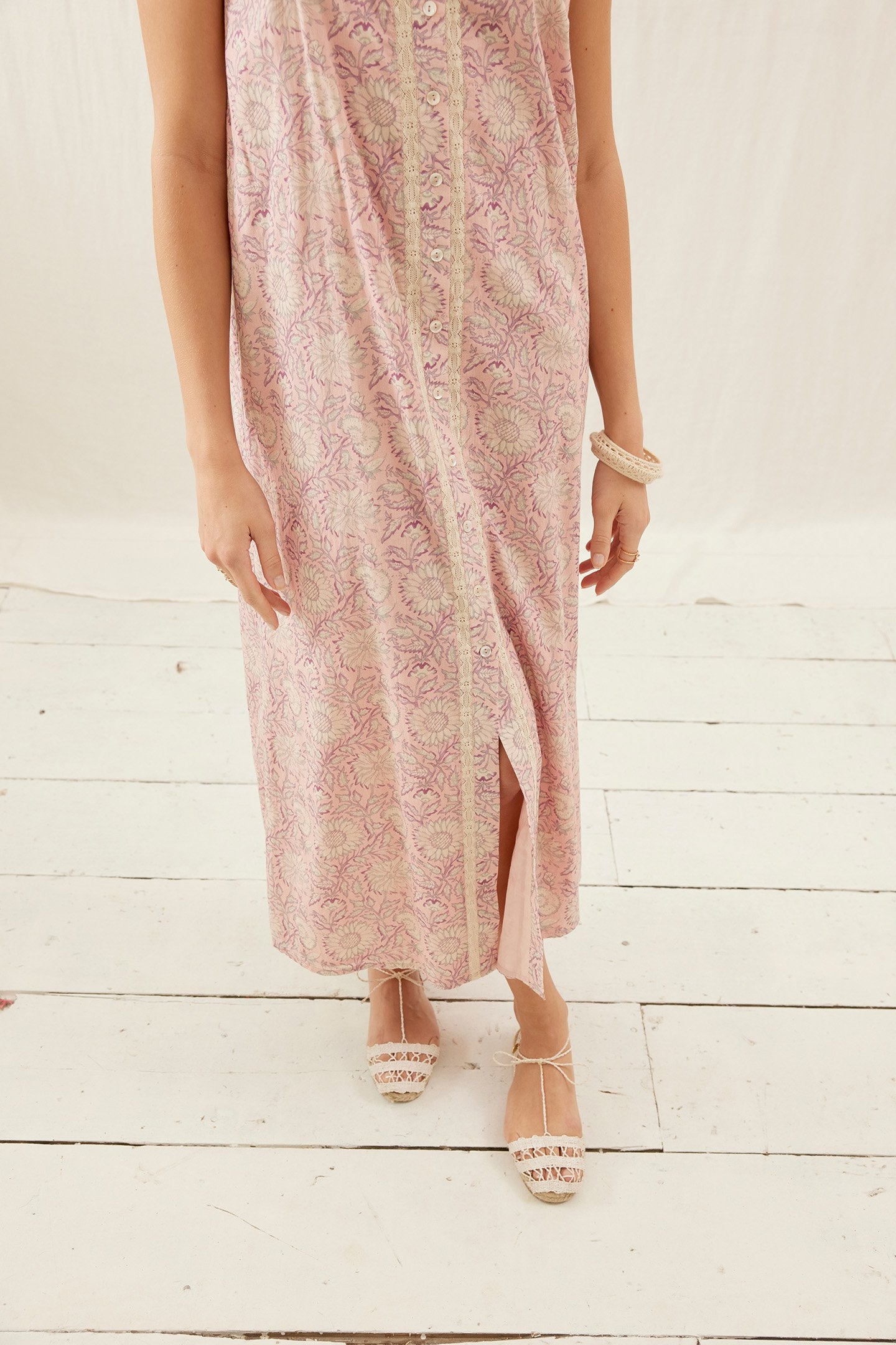 DRESS GUANANINA PINK DAISY GARDEN 4