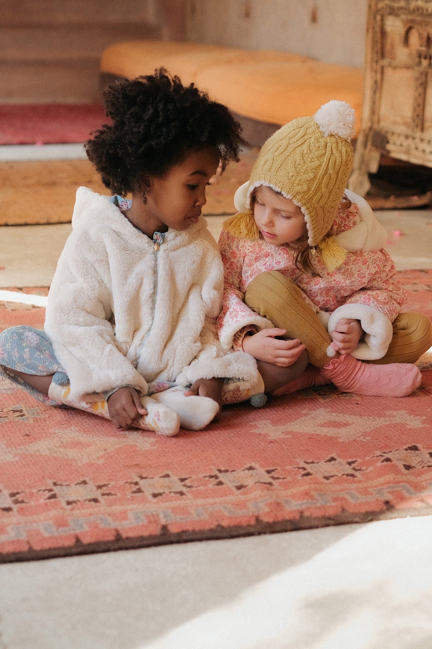 REVERSIBLE COAT FELVET BLUE ROSA DAMASCENA 4