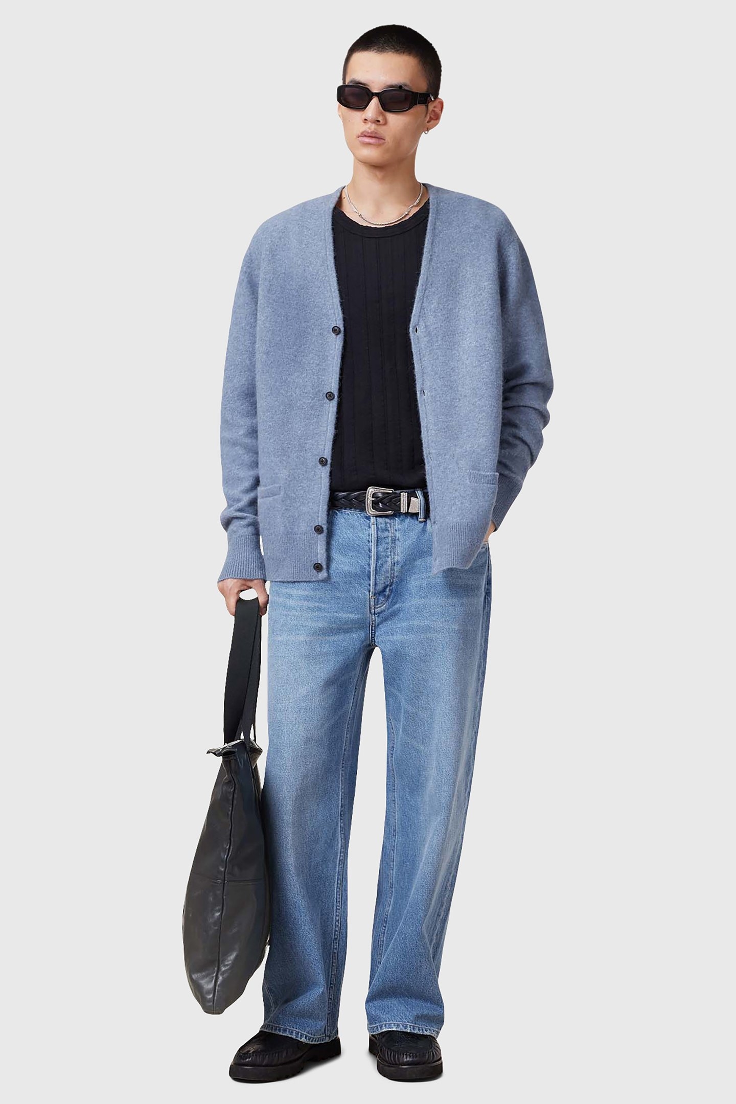 RENN CARDIGAN DAMSON BLUE 7