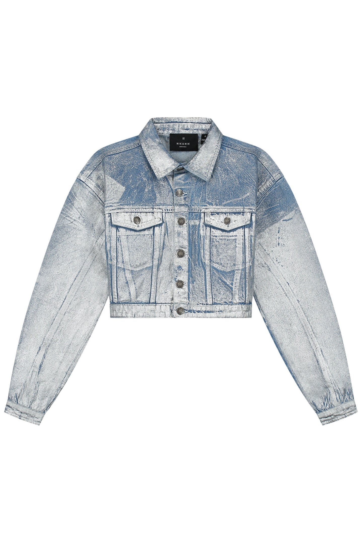 METALLIC JACKET LAVENDER BLUE 2