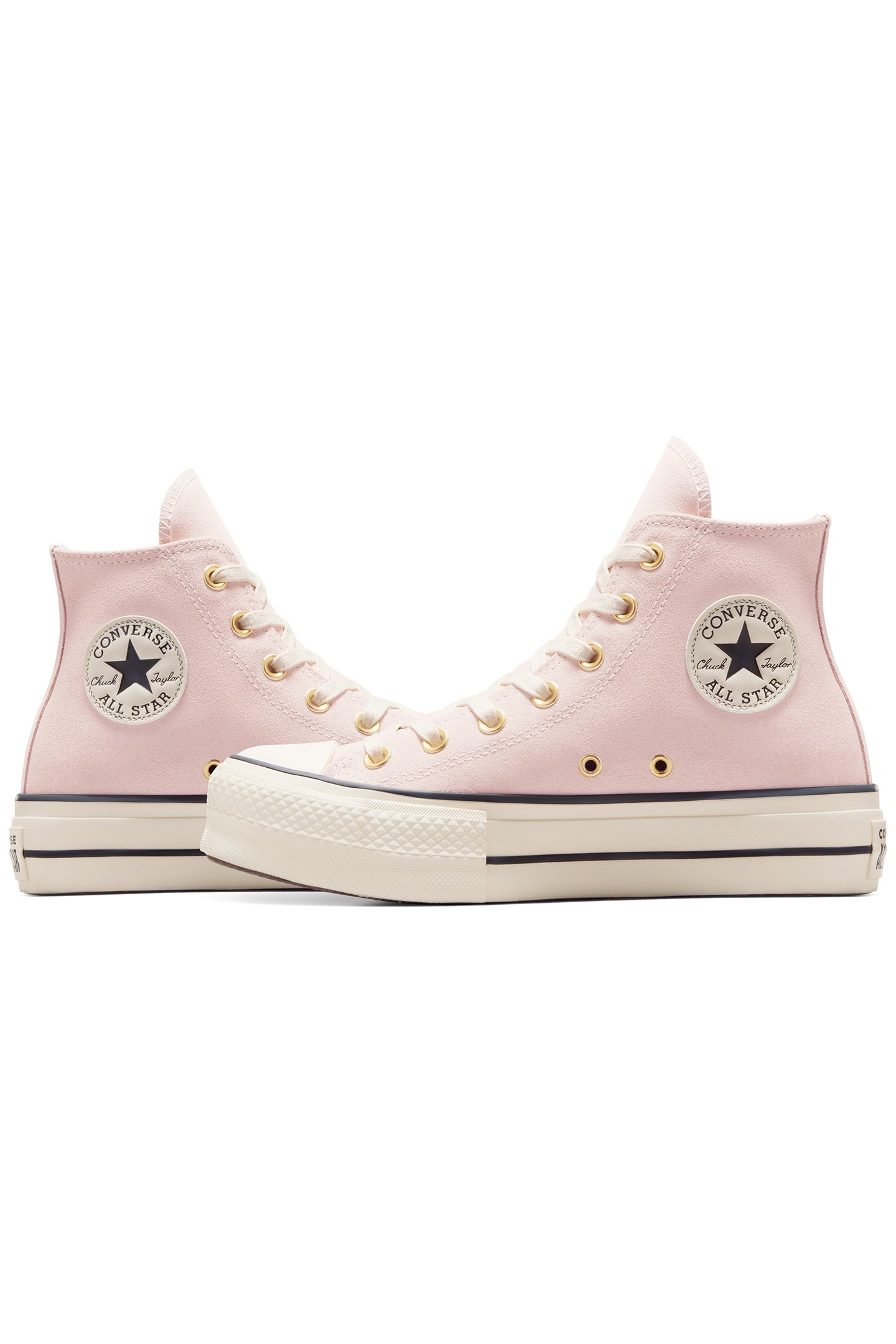 CHUCK TAYLOR ALL STAR LIFT PLATFORM SUEDE PALE PETAL/NATURAL 5