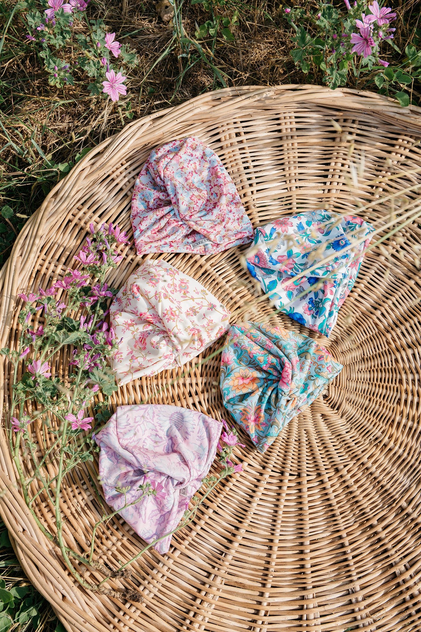 BATHING TURBAN ABINA CREAM BUCOLIA FIELDS 3