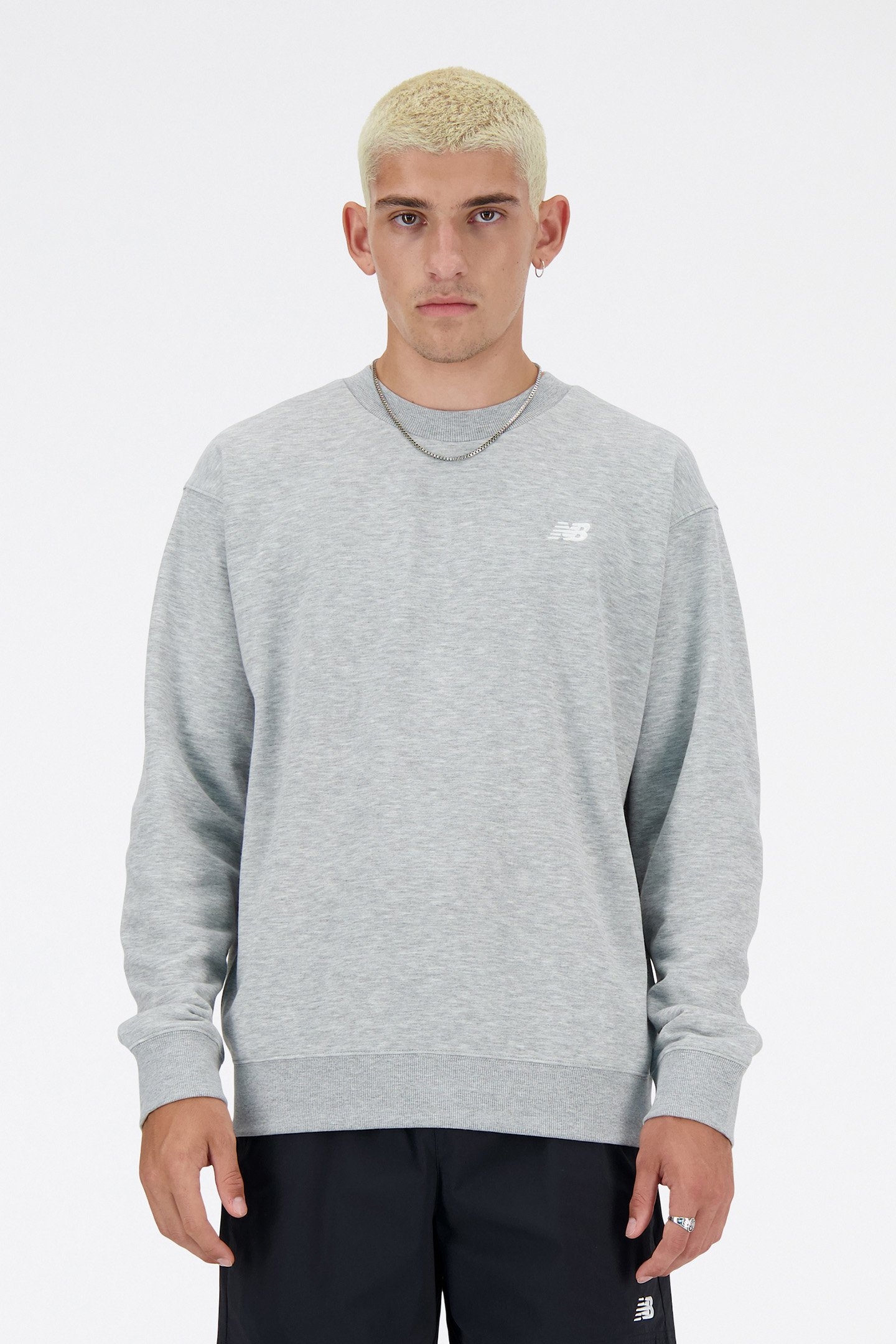 NB CREW NECK SWEATSHIRT IN GREY 1