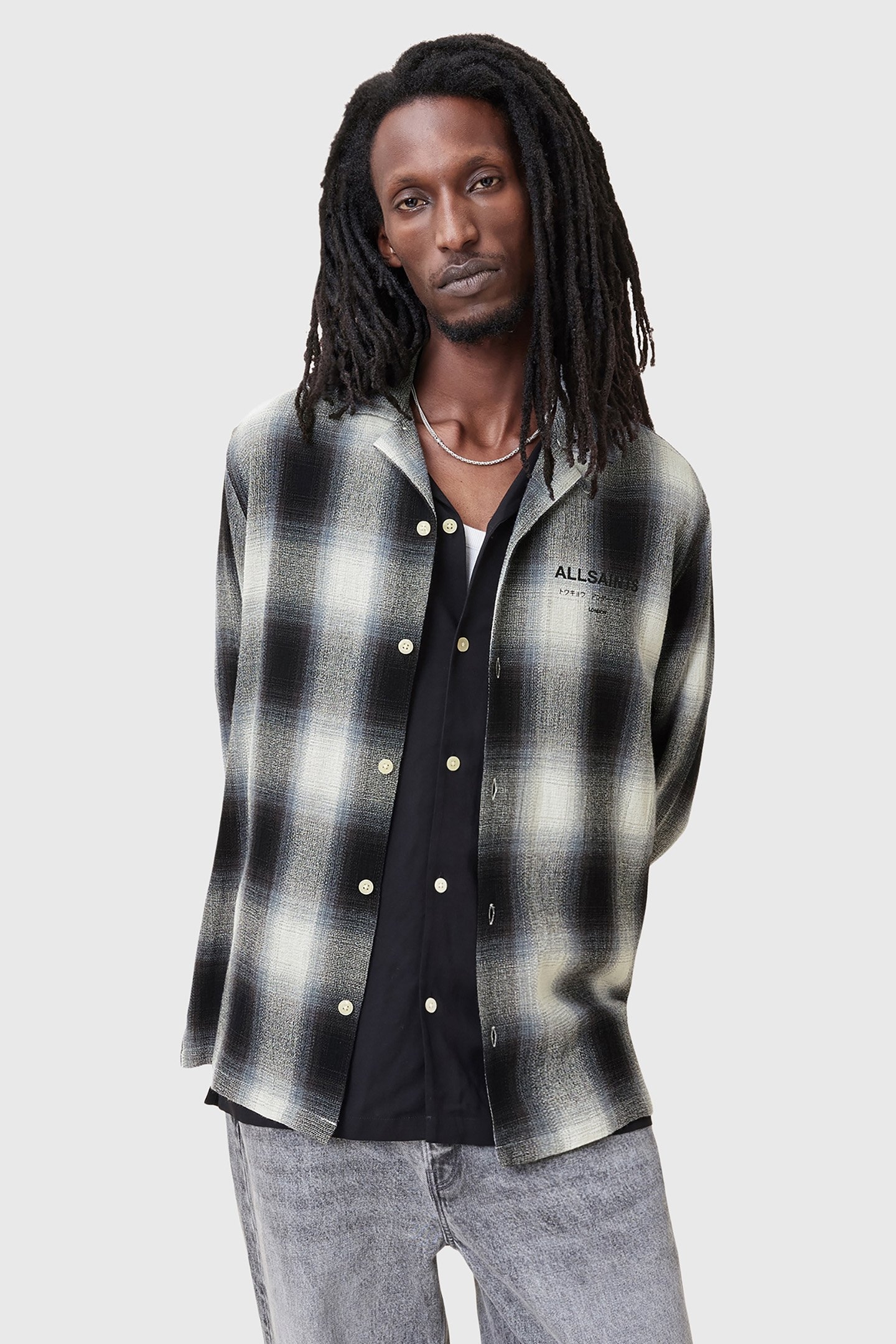 UNDERFADE LS SHIRT WHISPER GREY 5