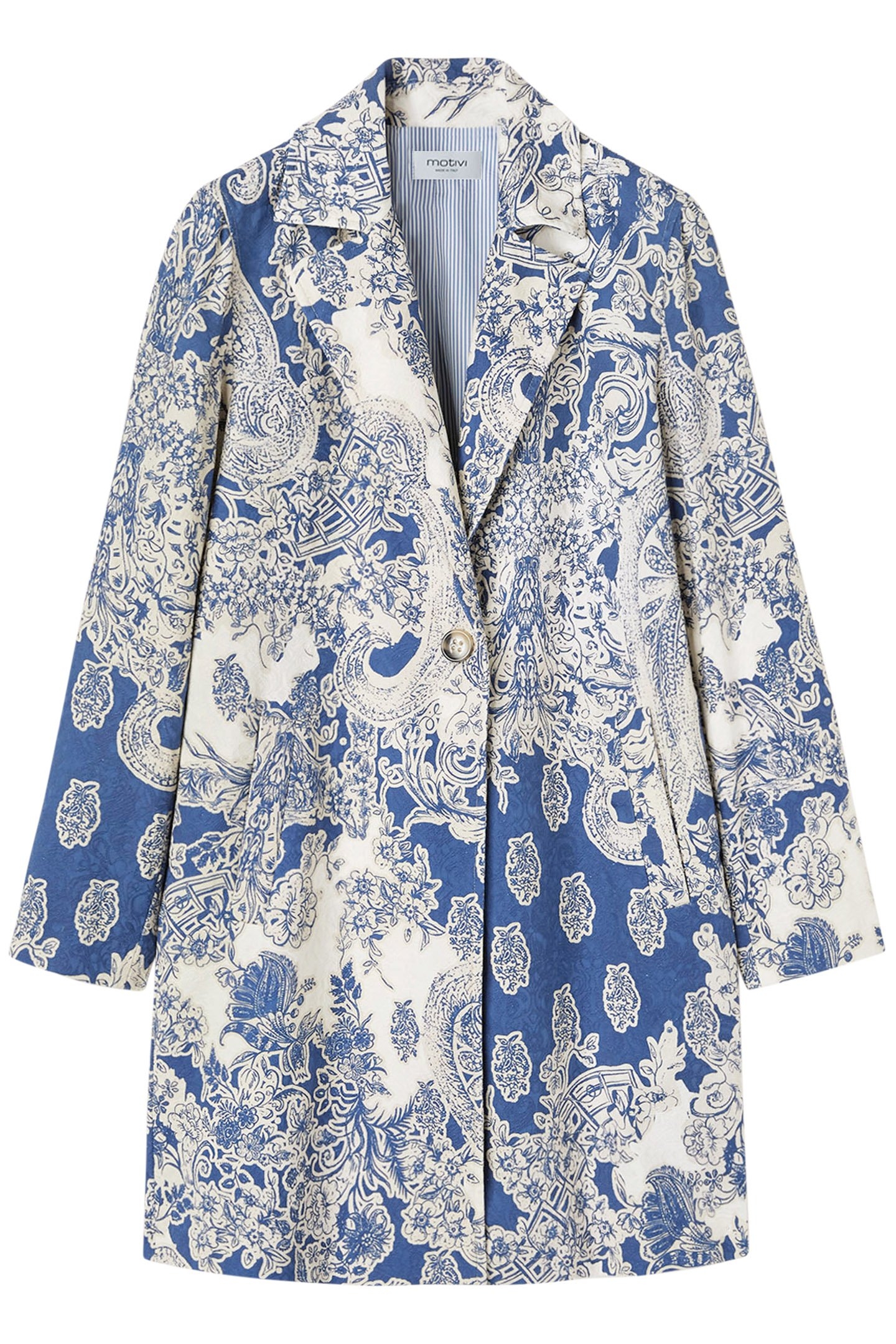 LIGHT JACQUARD COAT BLUE 4