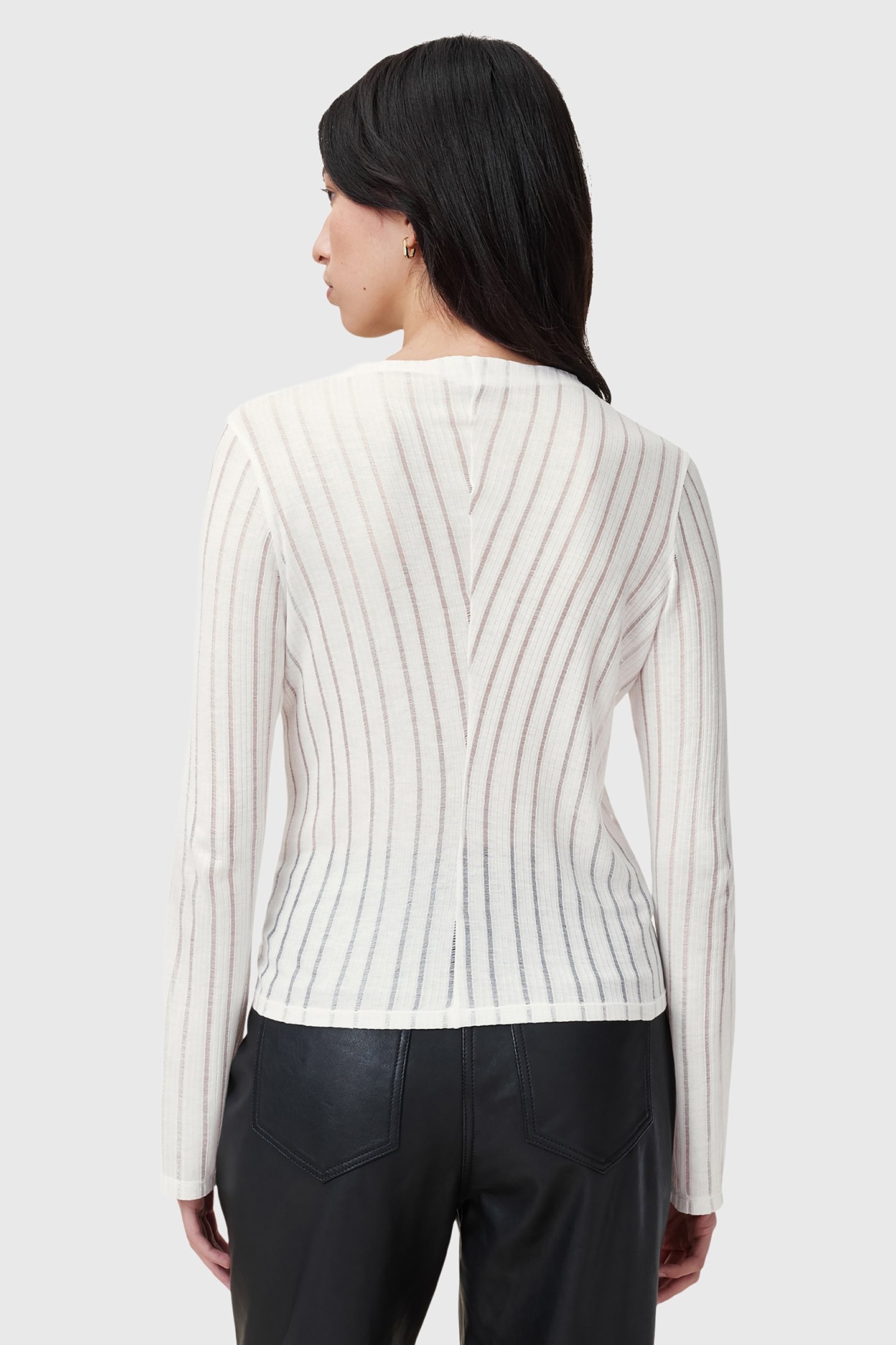 AKI LS TEE CHALK WHITE 2