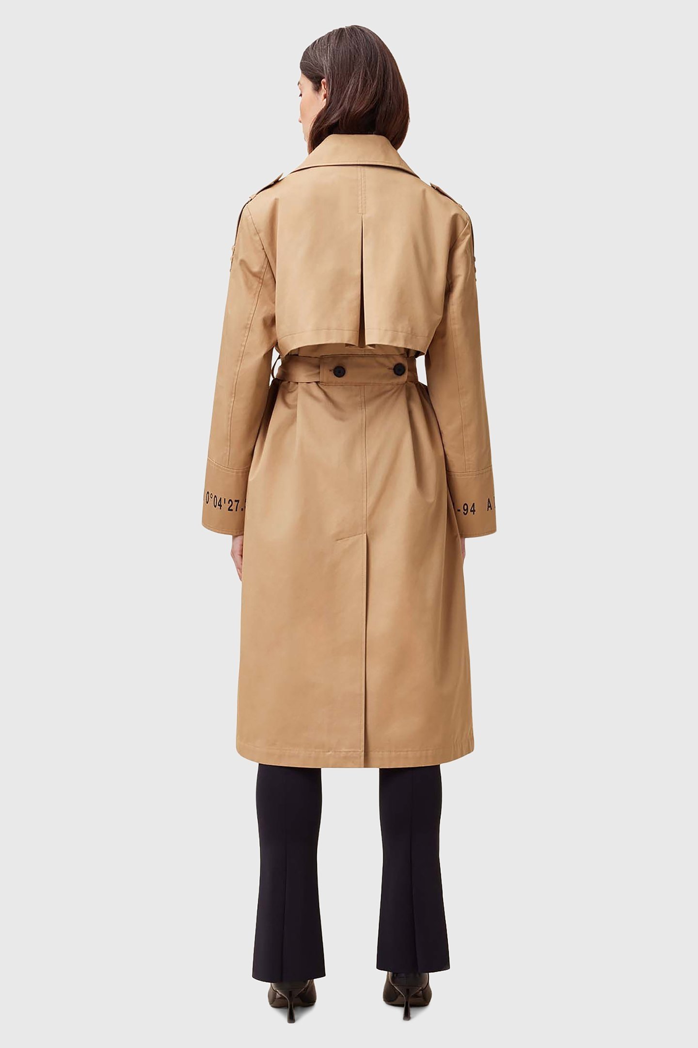 DEMMI TRENCH ICED COFFEE BROWN 2