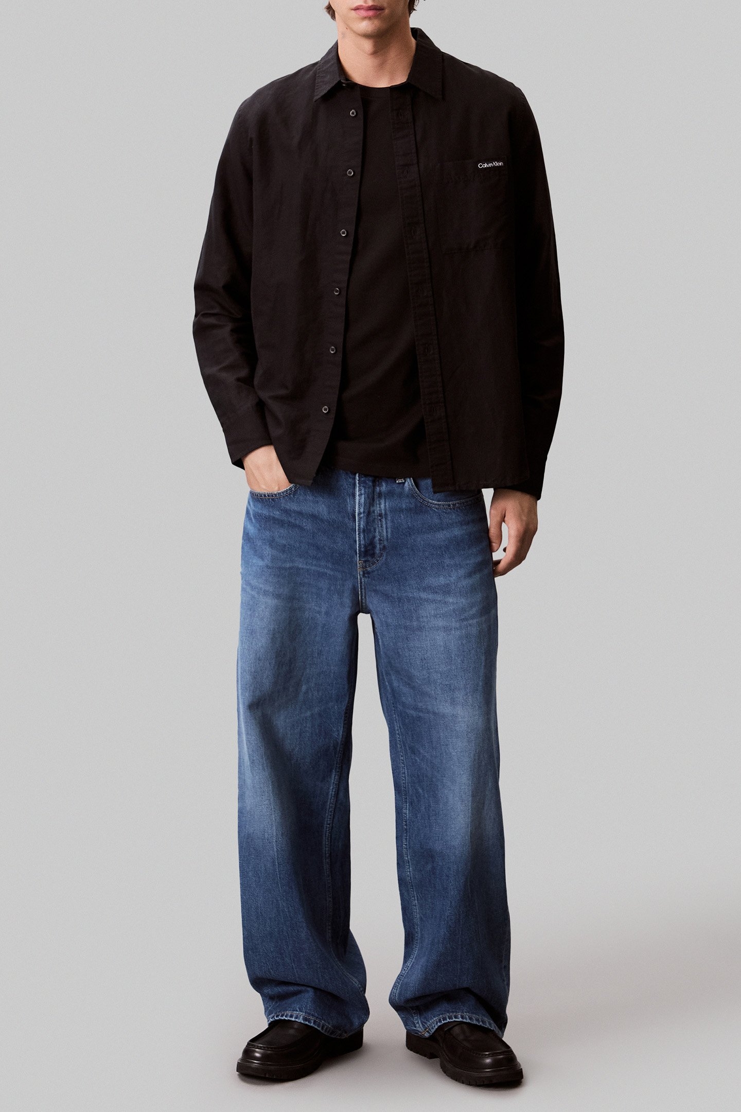 SS 30S EU SP CK ABSTRACT T-SHIRT BLACK 4