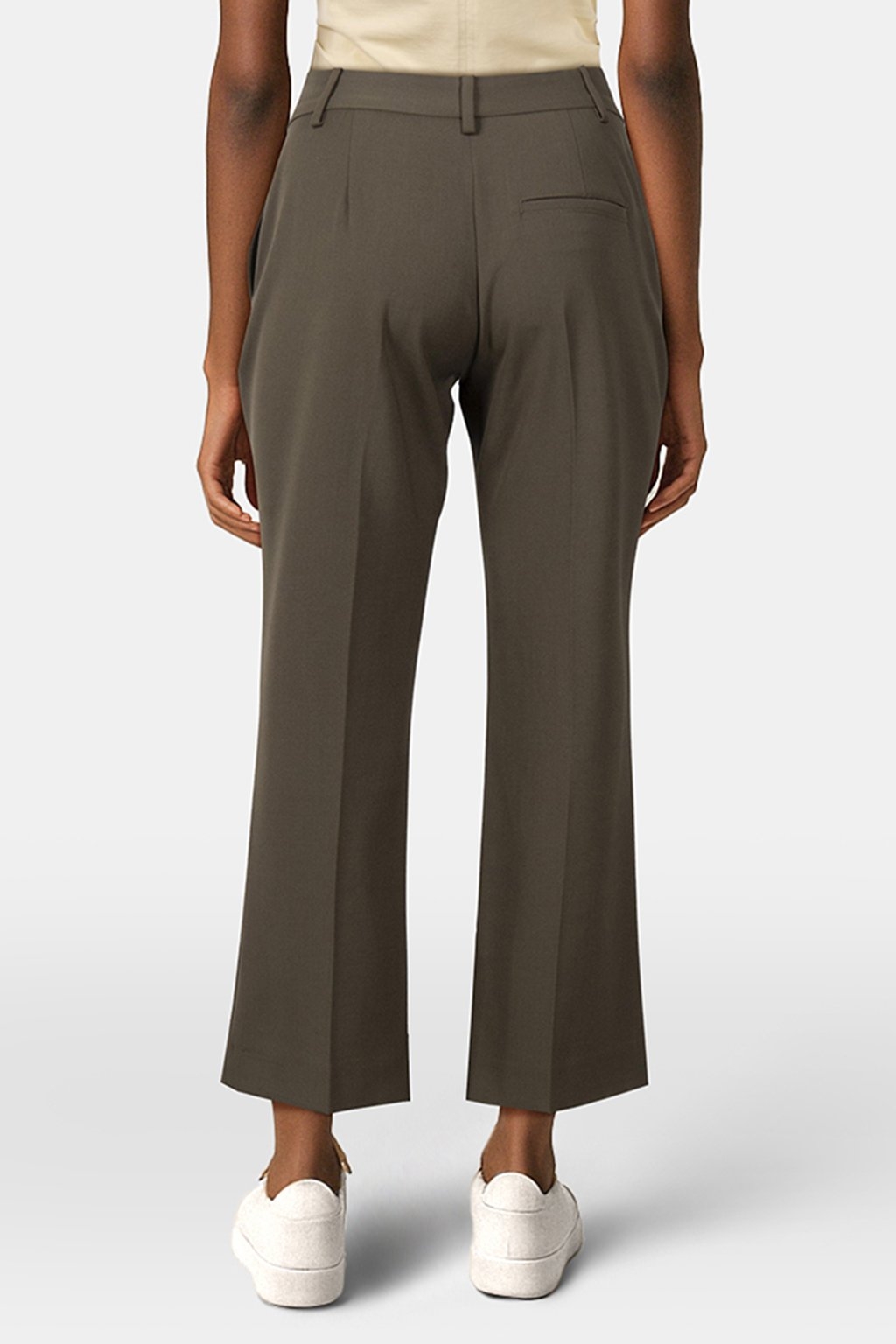 WHARTON CROPPED PANTS ARMY GREEN 2