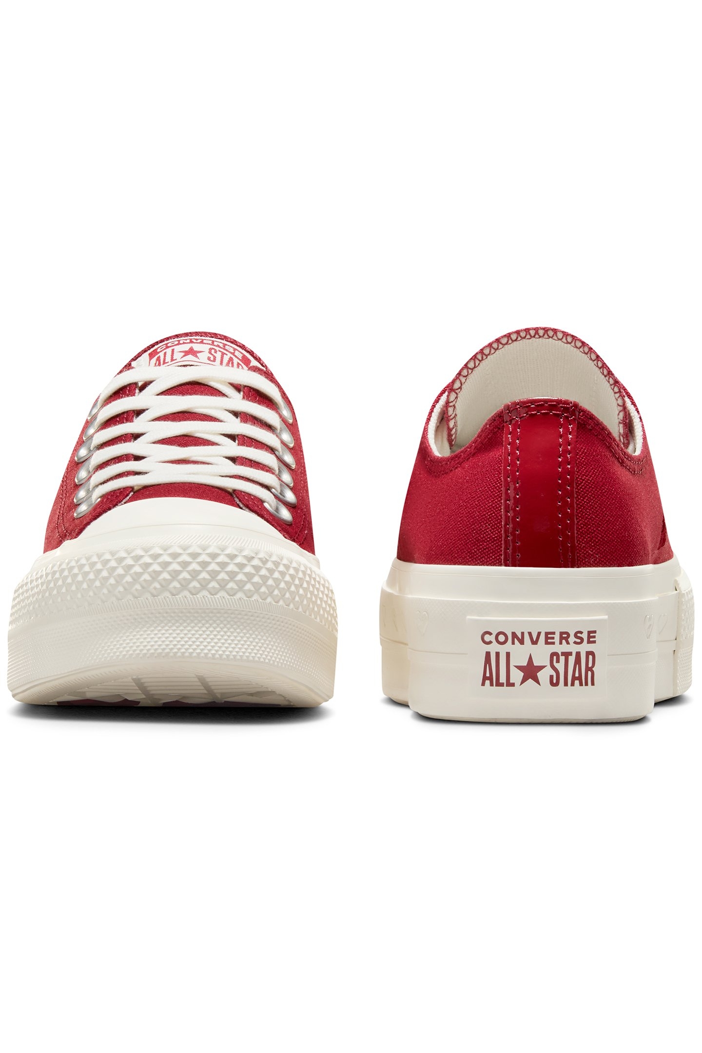 CHUCK TAYLOR ALL STAR LIFT PLATFORM HEARTS PARK RED/VINTAGE 4