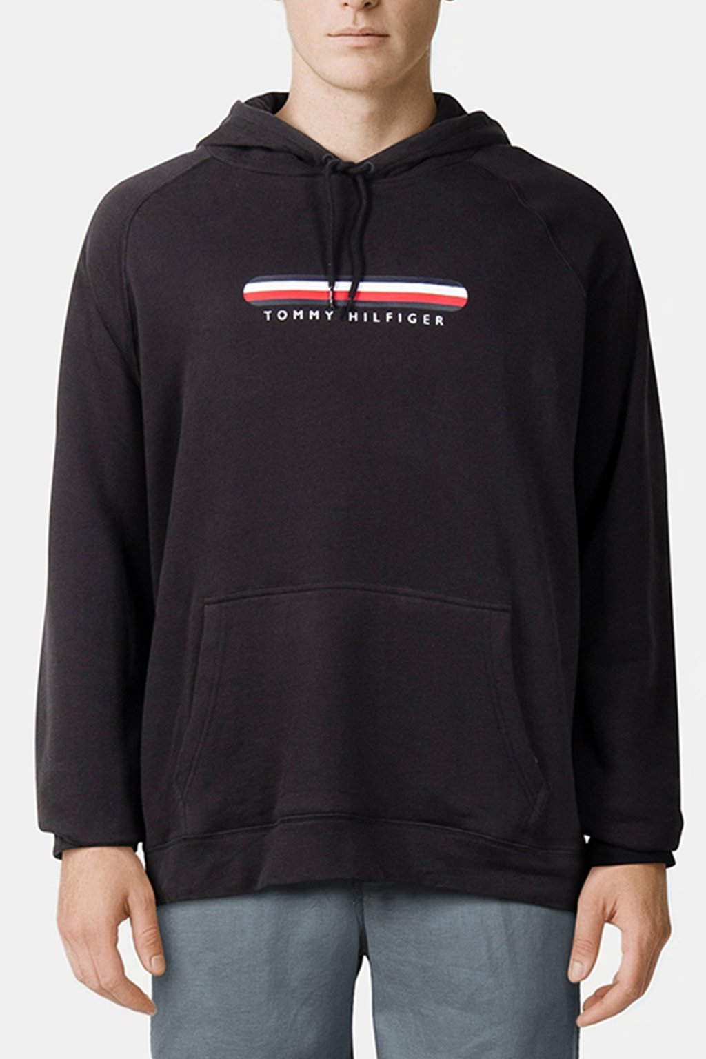 OH MEN'S HOODIE REGULAR FIT, BLACK 1