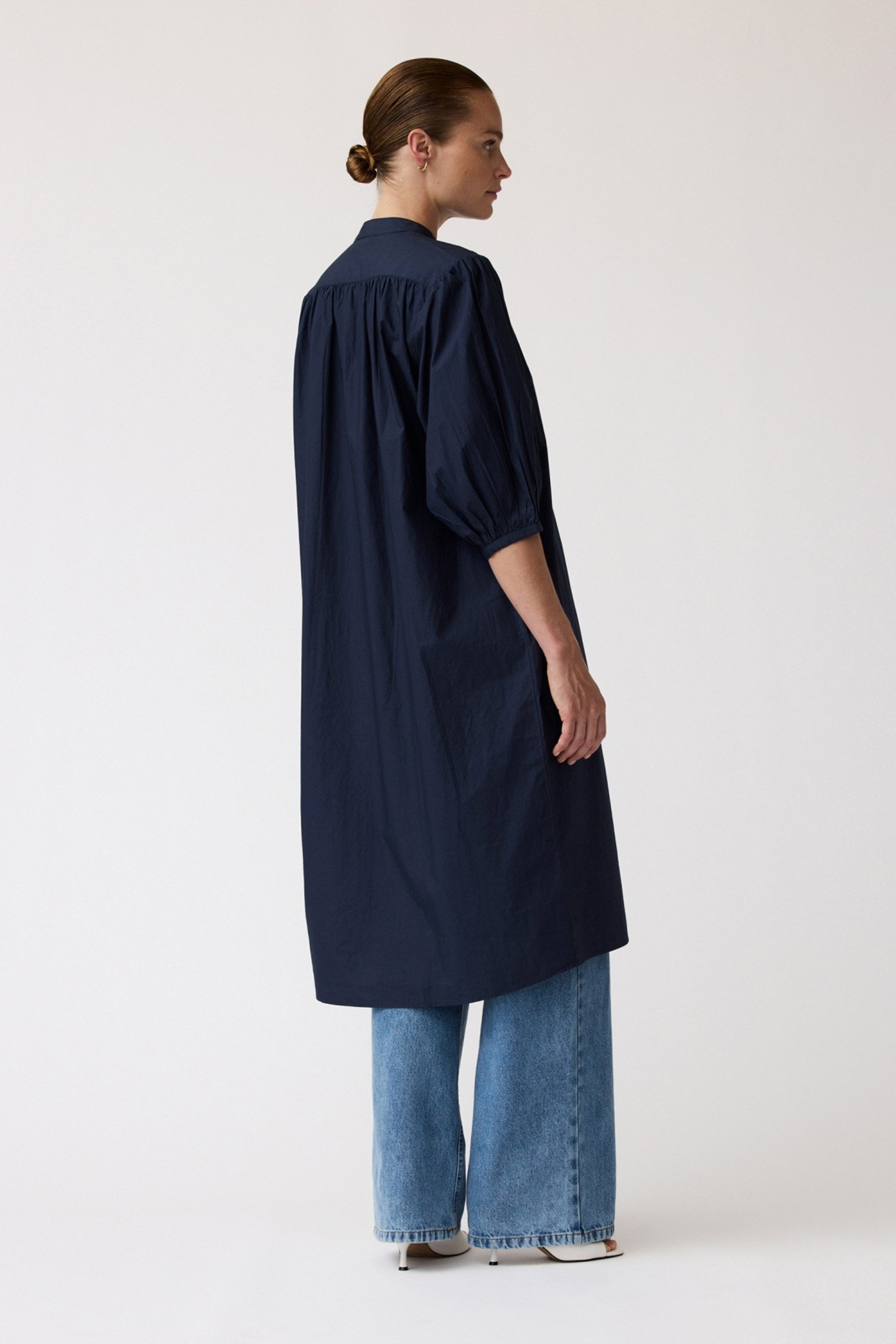 CAMELLIA DRESS NAVY 4