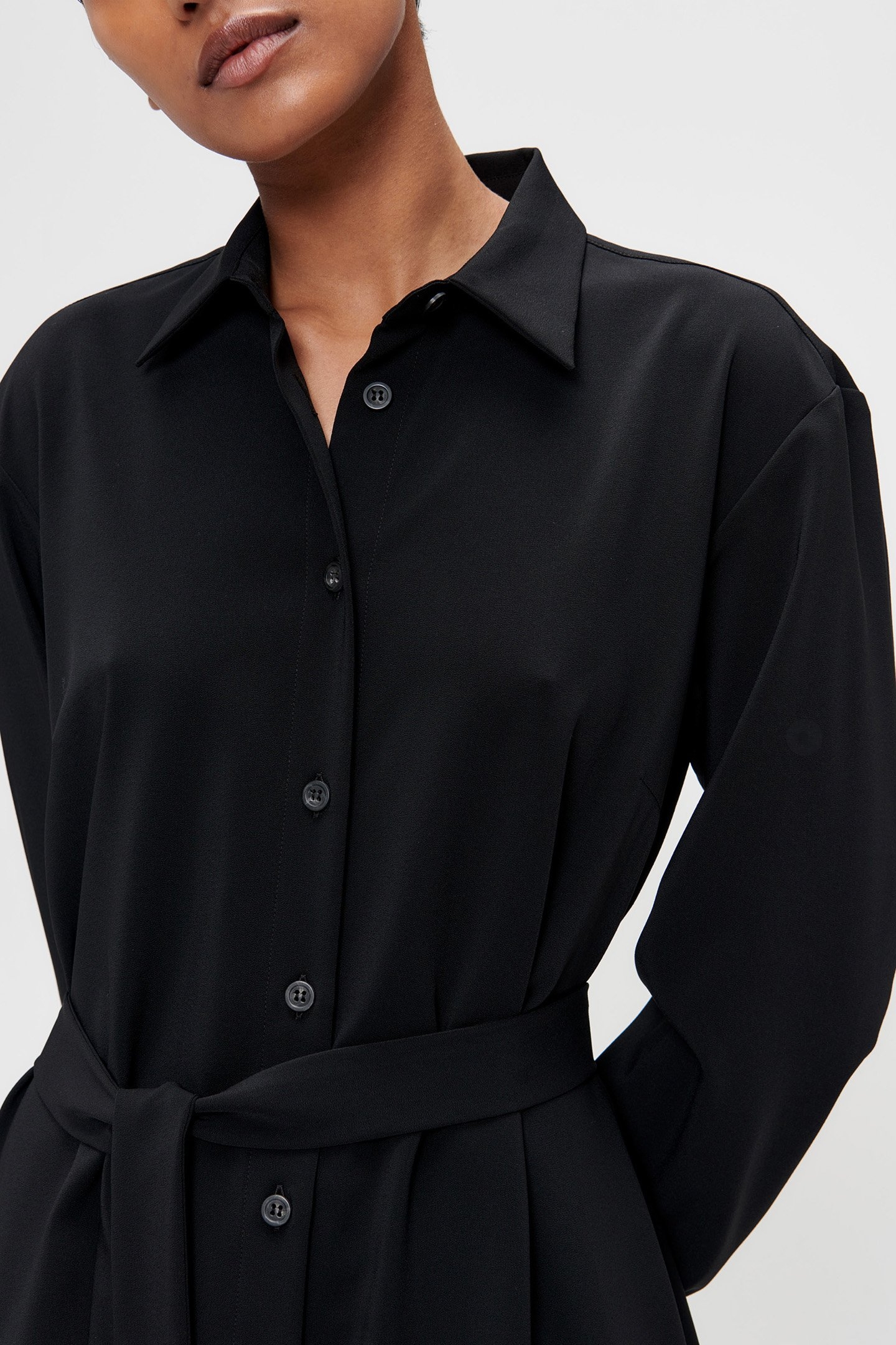 FARLEY SHIRT DRESS BLACK 5