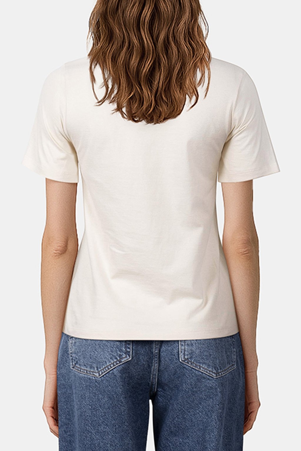 MADIAN - IVORY WATERCOLOUR T-SHIRT FOR WOMEN 2