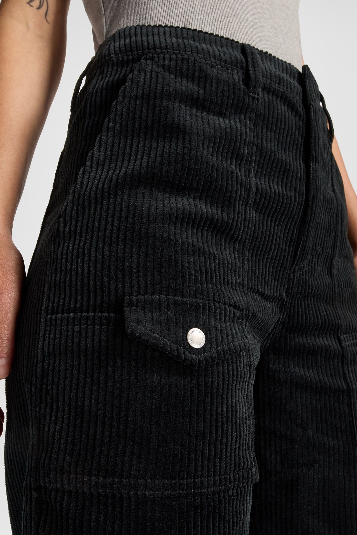 CORDUROY PANTS CONVERSE BLACK 3