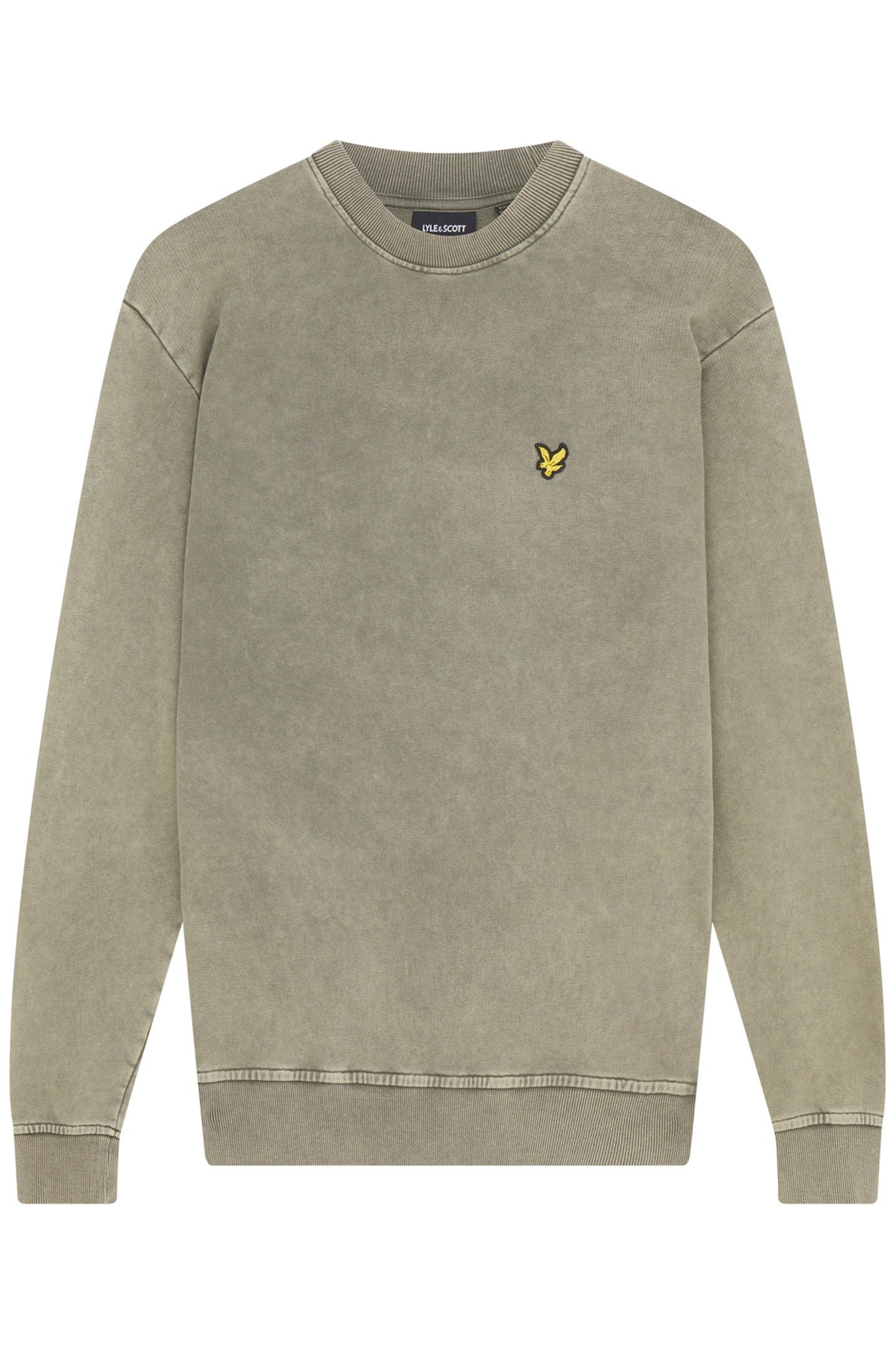 WASHED MOCK NECK SWEATSHIRT OLIVE 3