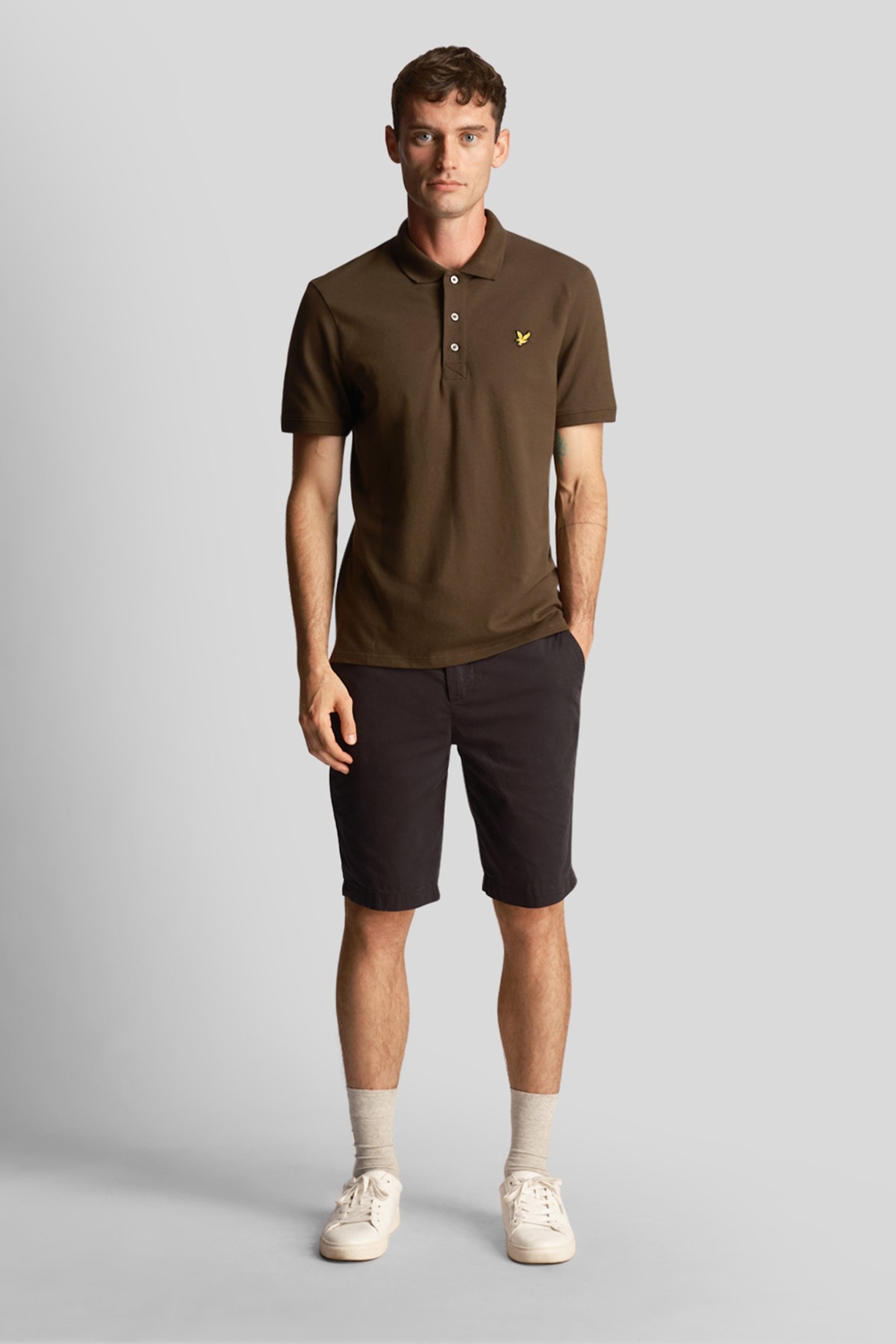 ANFIELD CHINO SHORT JET BLACK 4