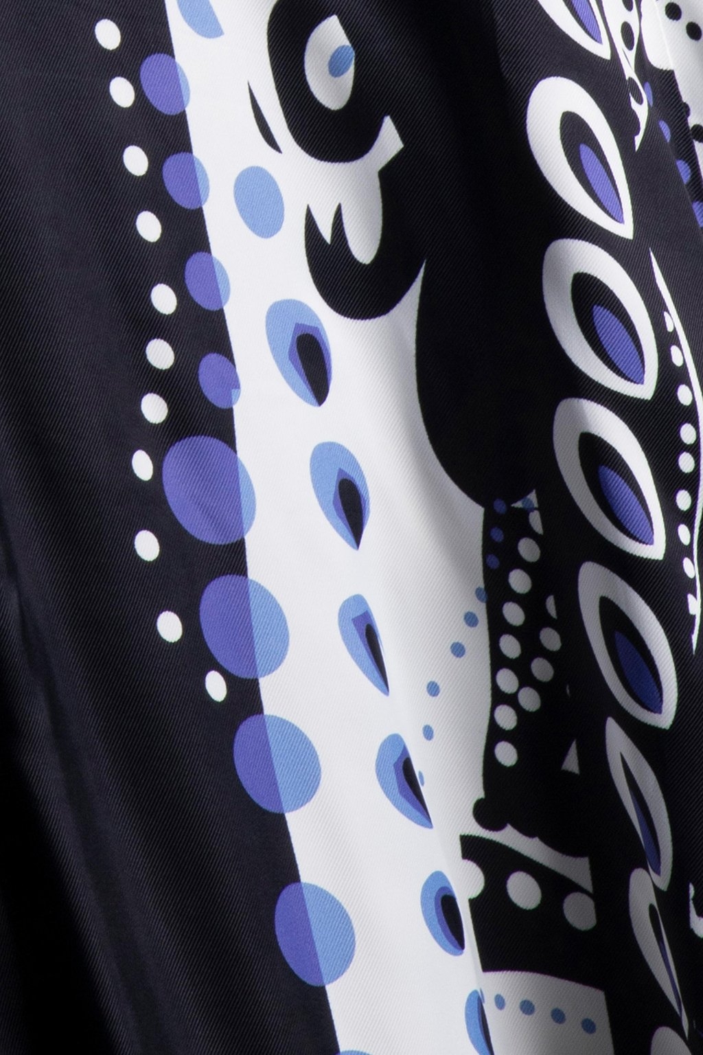 SCARF PRINT MIDI DRESS NAVY/WHITE 4