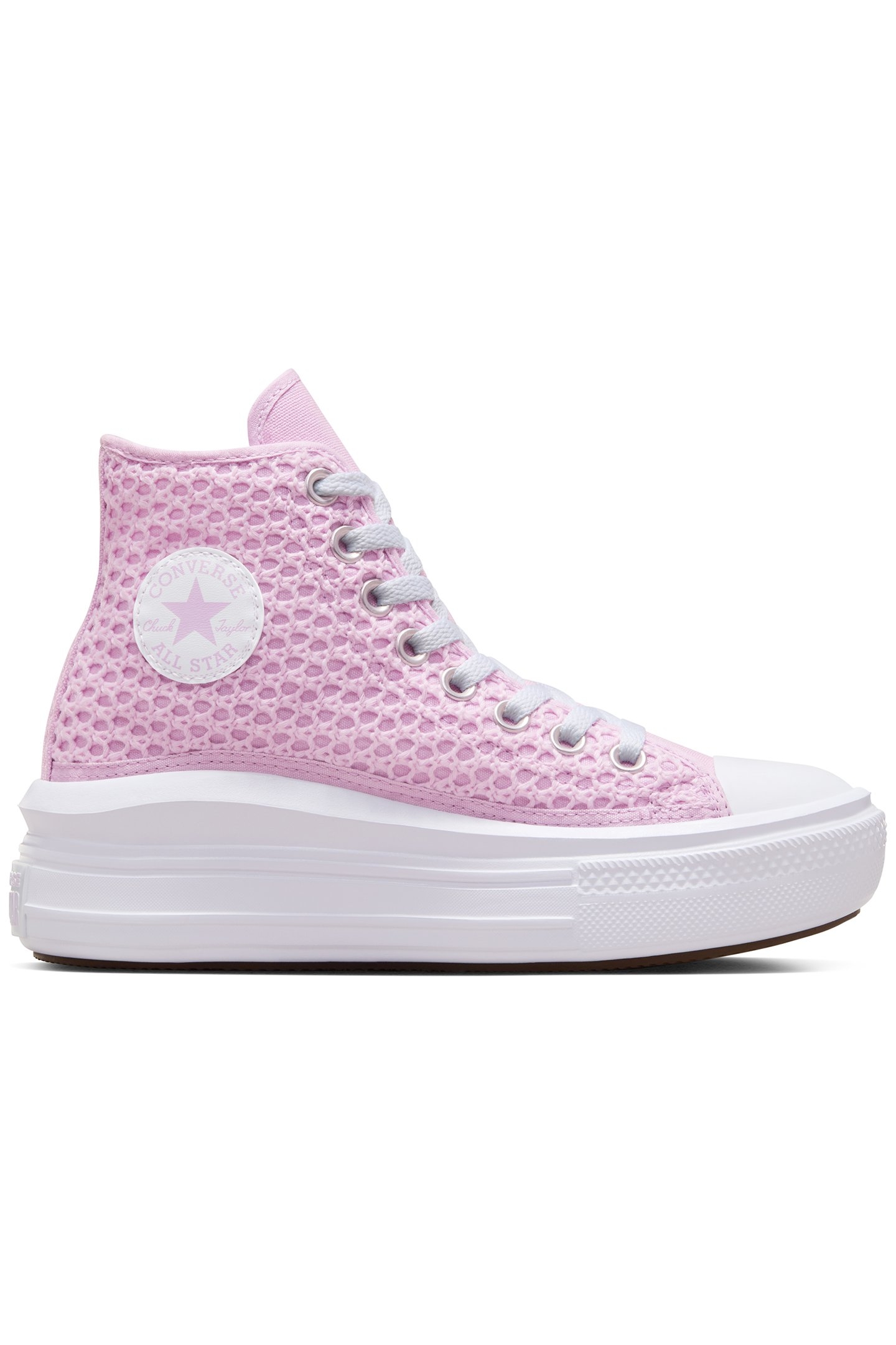 CHUCK TAYLOR ALL STAR MOVE CROCHET PLATFORM STARDUST LILAC/S 1