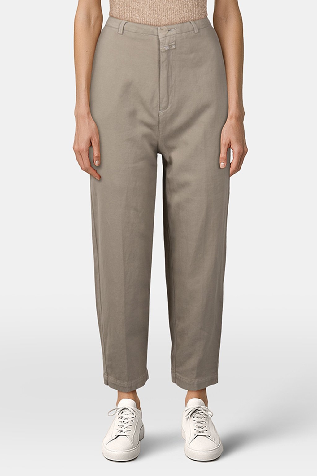 MAWBRAY CROPPED PANTS GREY VENEER 1