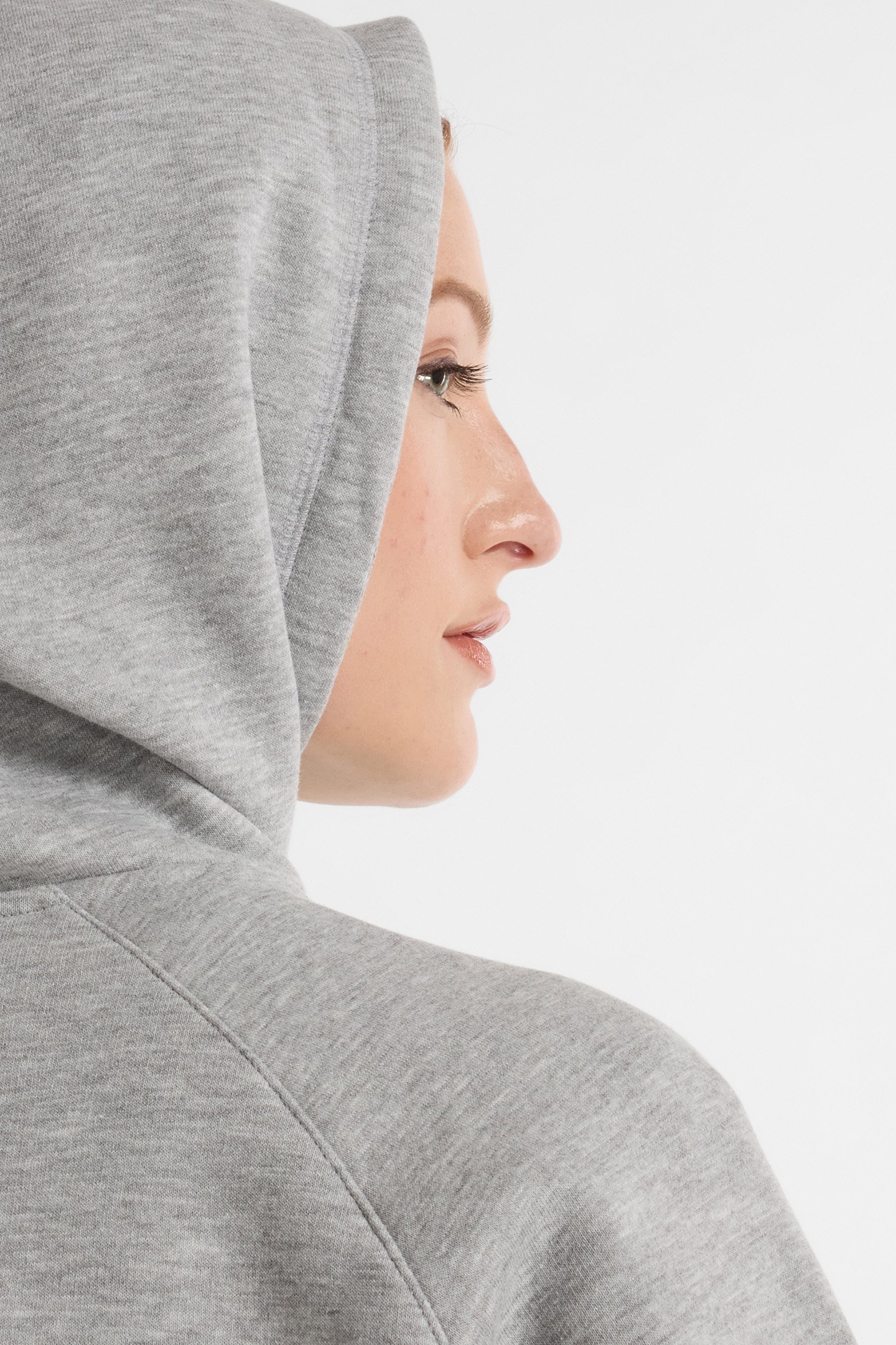 NB LOGO HOODIE IN GREY 5