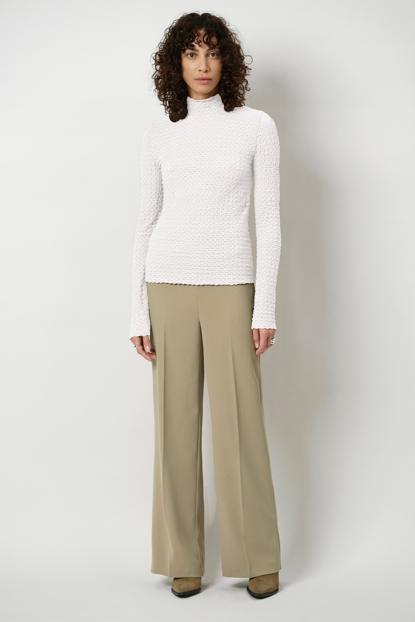 DANTE6-ZANE STRUCTURED LAYERING TOP BUTTER CREAM 1