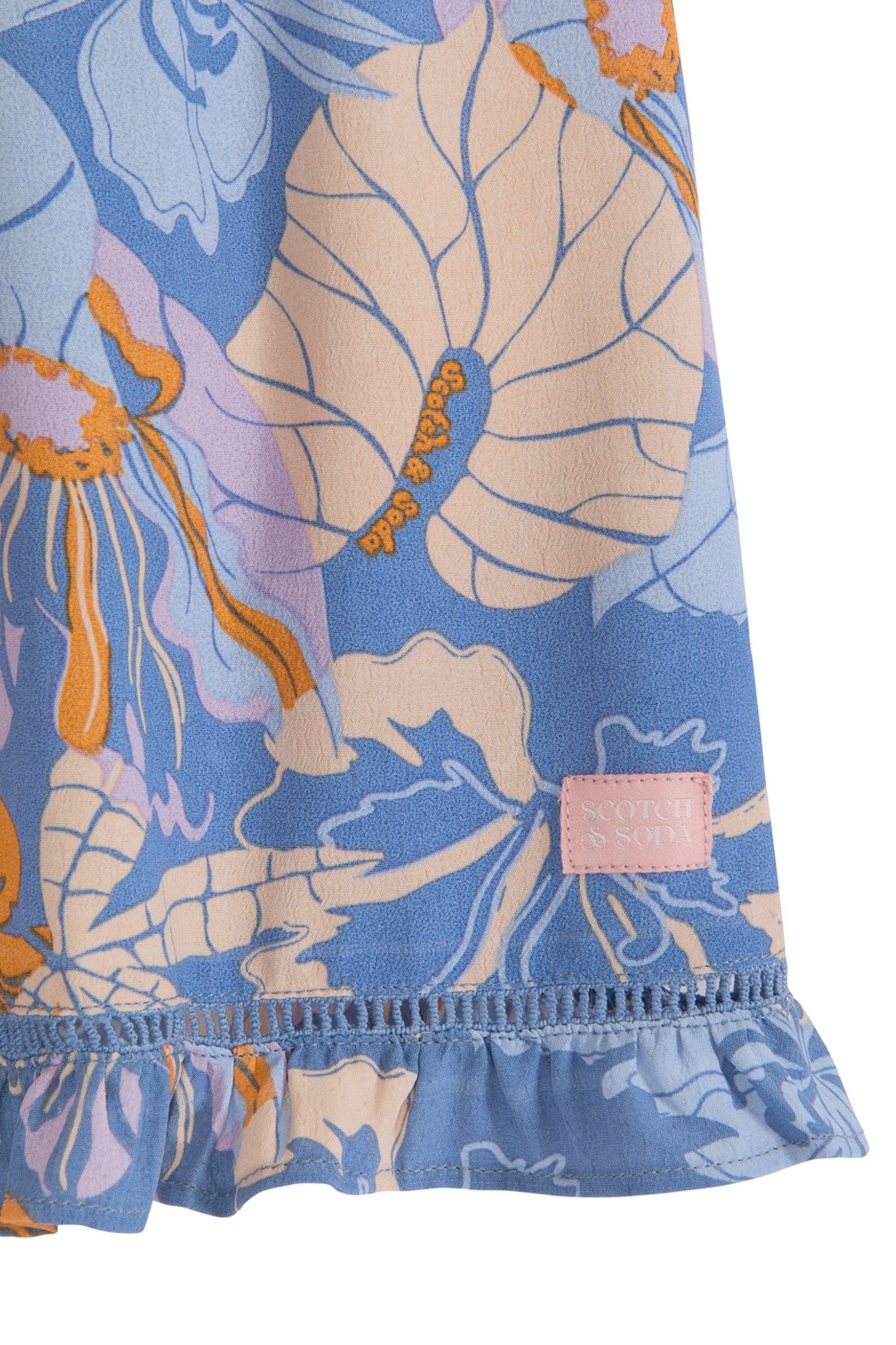 BIG GIRLS S&S 2 PC ROMPER AND HEADBAND SET BLUE/GREY 4