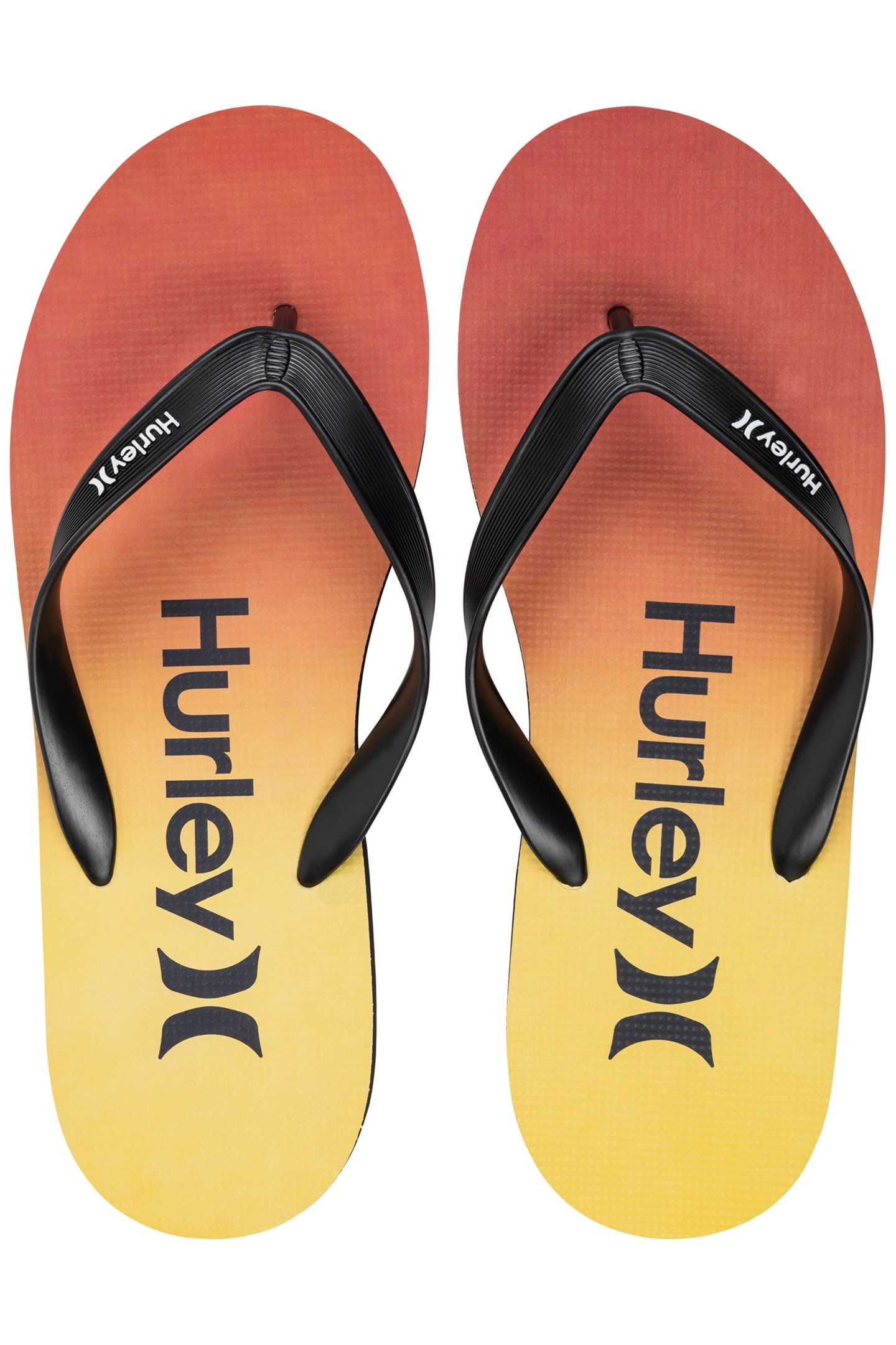 1PK MENS PRINTED FLIP FLOP BRIGHT RED 6