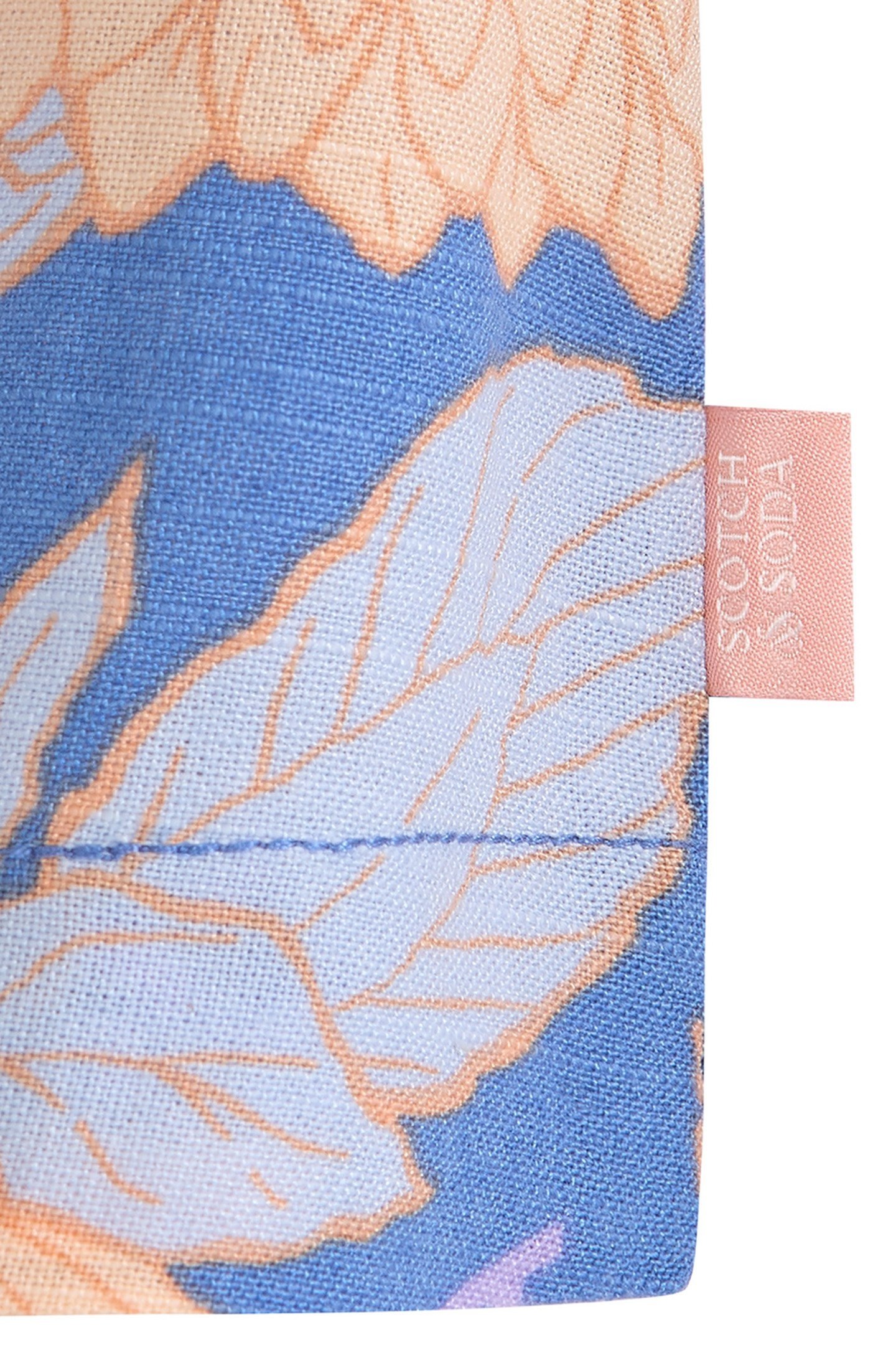 GIRLS SS TIE FRONT BUTTON UP TOP BLUE/GREY 4