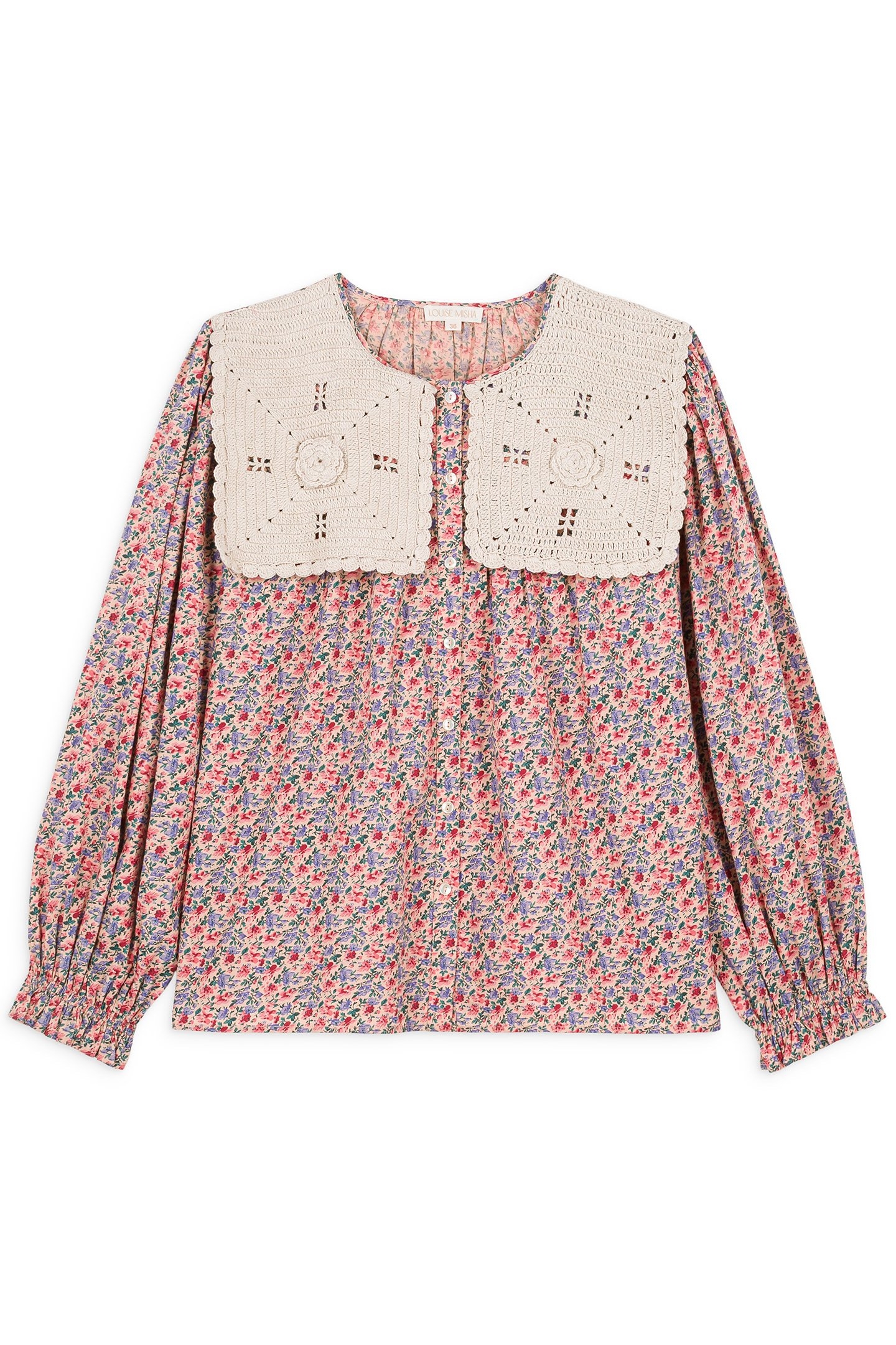 SHIRT VICKY BLUSH FLORAL WORLD 1