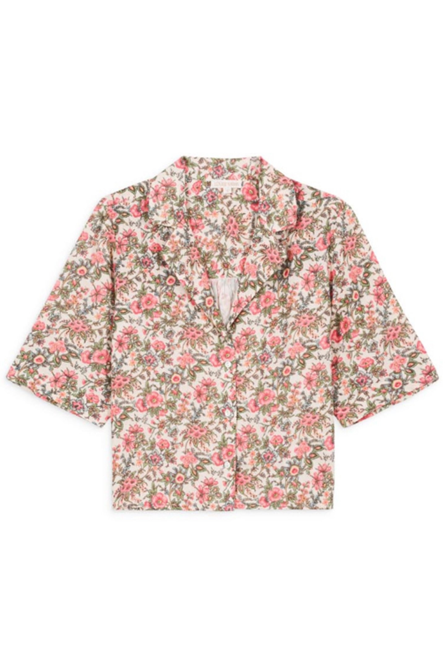 PAJAMAS TOP LOULOU IVORY ENCH FIELDS 3