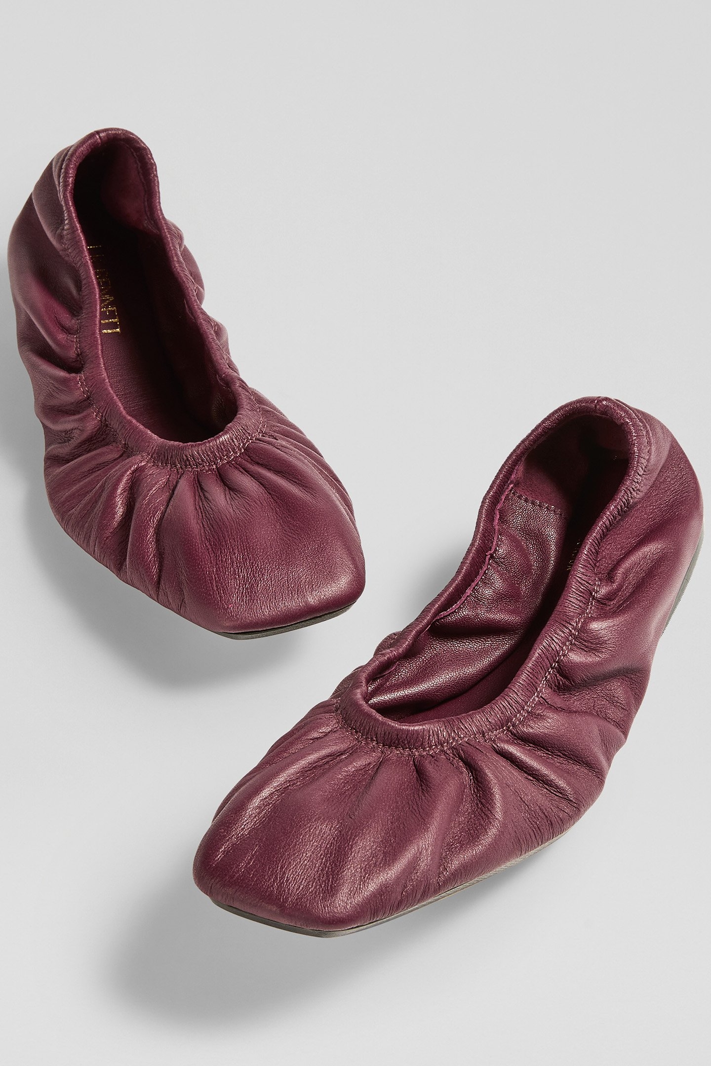 FL TAYLA FOLDED BALLERINA BORDEAUX 3