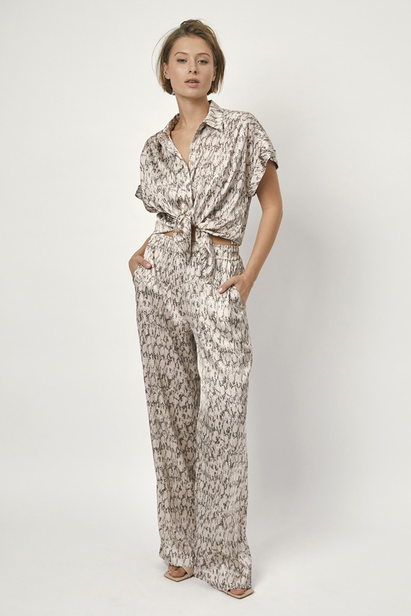 ZEV PYTHON PRINTED PANTS MULTICOLOUR 1