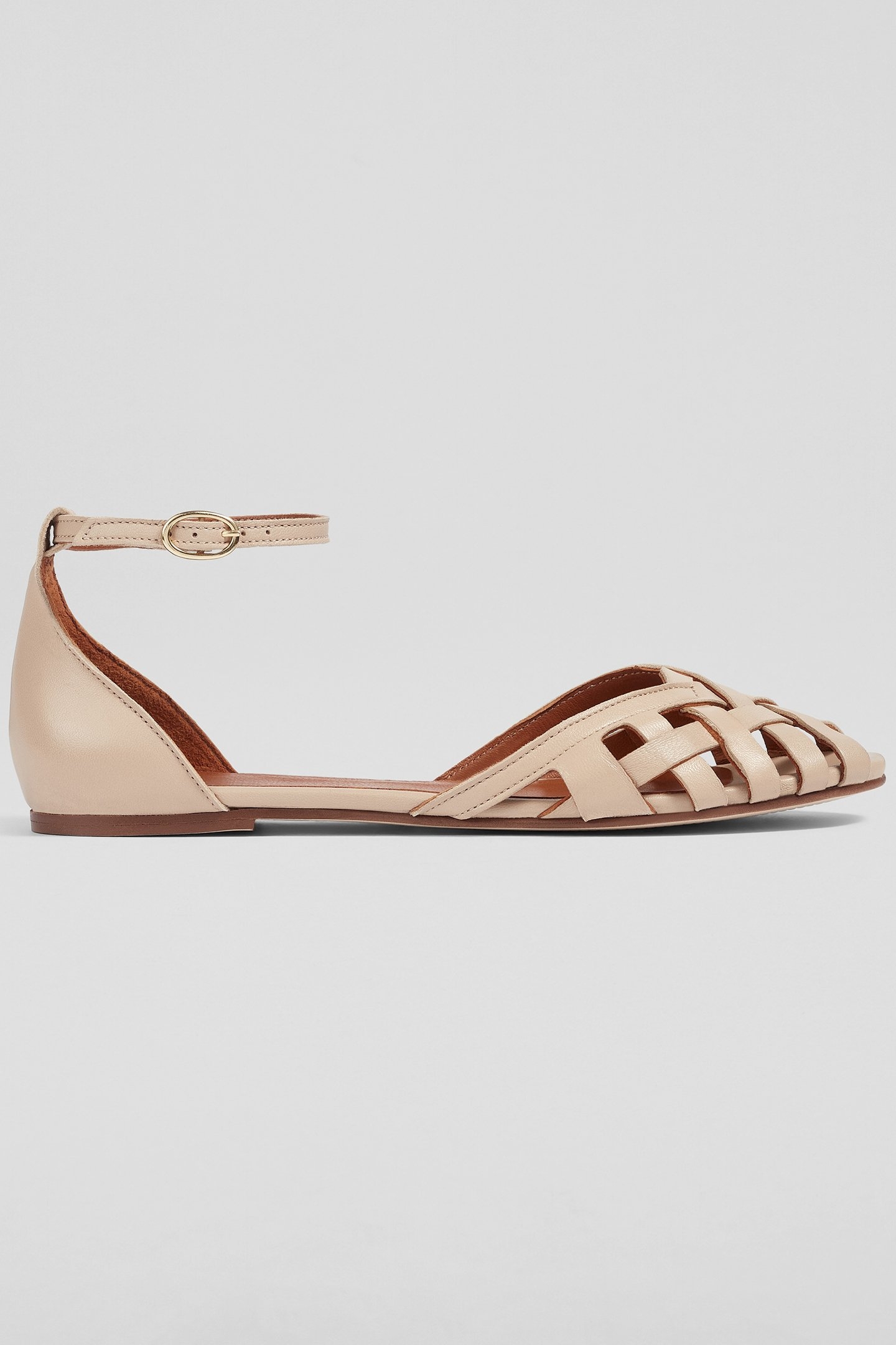 FL BIANCA PLAITED FRONT PALE CAMEL 1