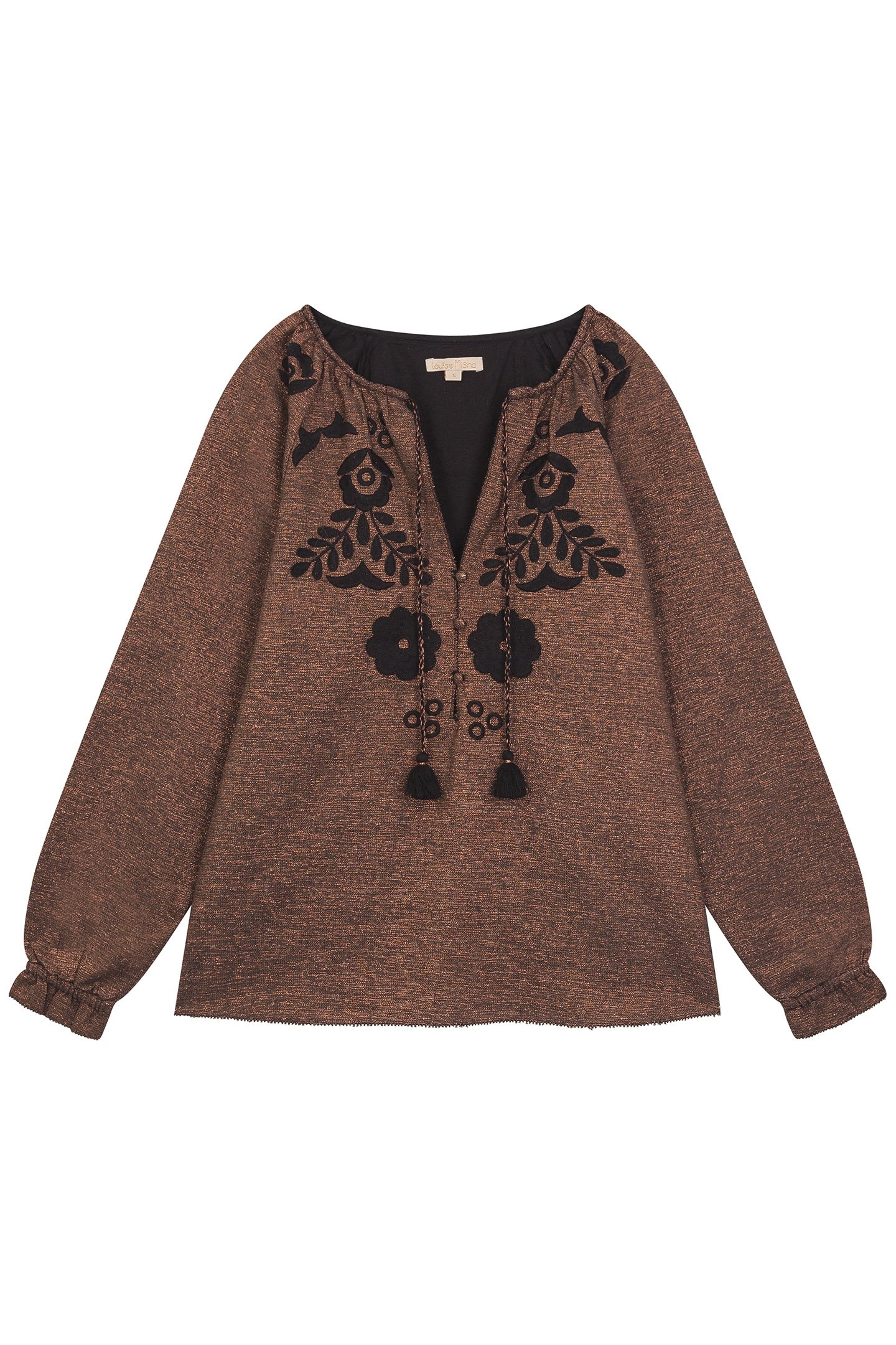 BLOUSE MELISSA BLACK GLITTER 3