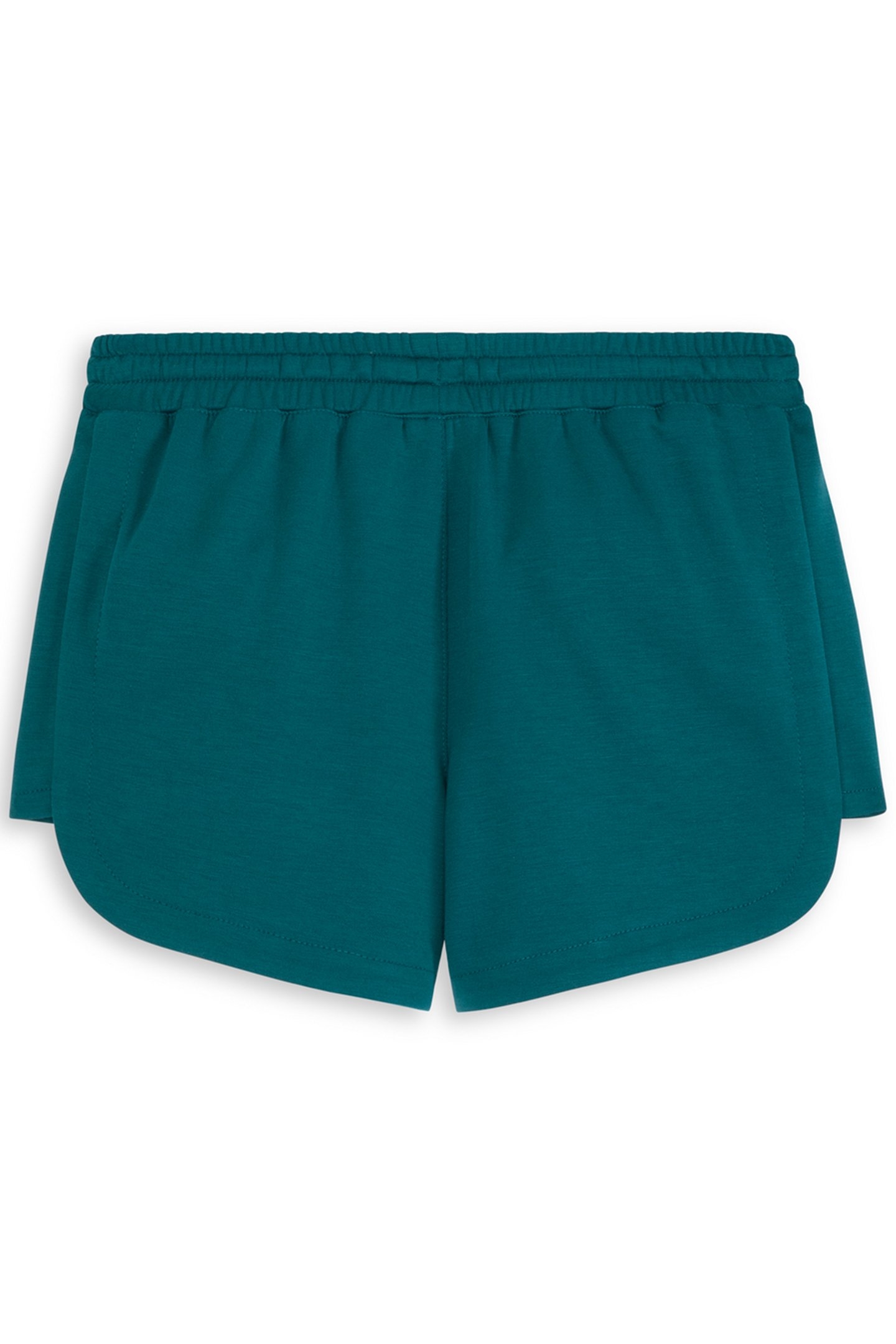 S&S GIRLS TENNIS GROUP DOUBLE KNIT SHORT MIDNIGHT TURQ 2