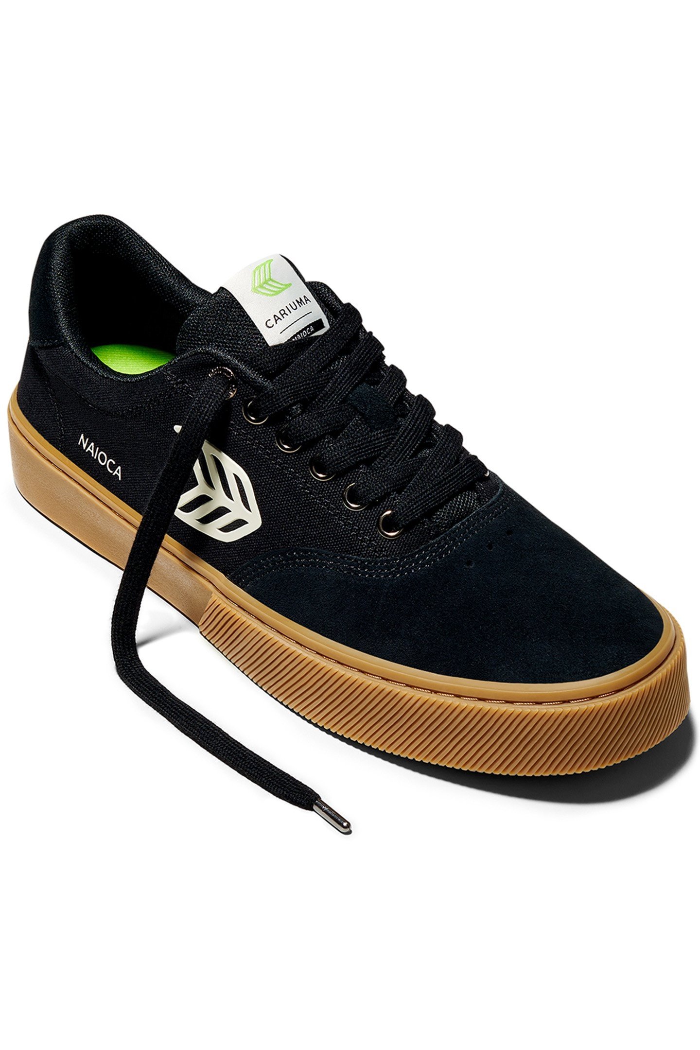 NAIOCA SUEDE AND CANVAS GUM BLACK 2