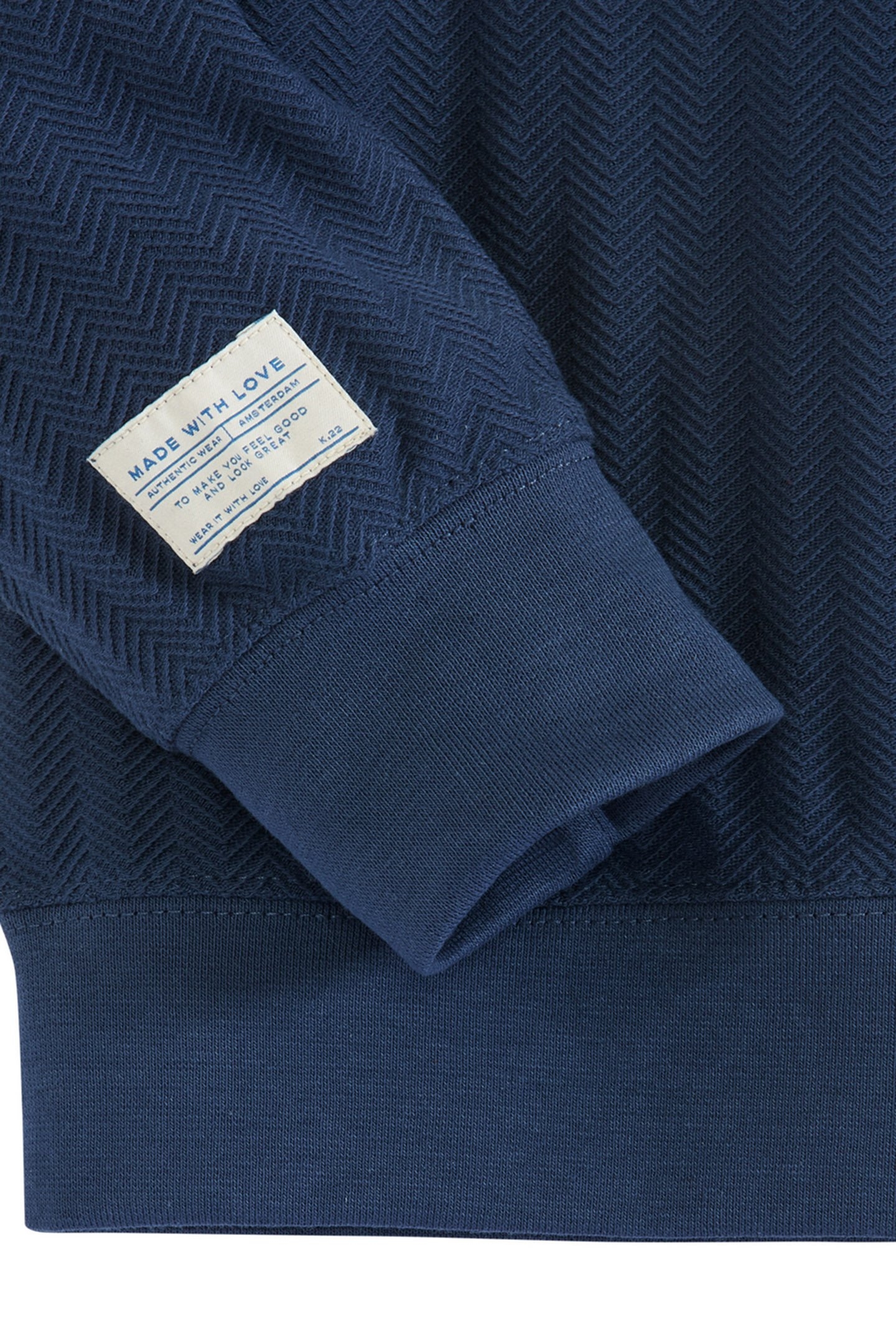 BOYS EMBROIDERED CREW DARK OBSIDIAN 4