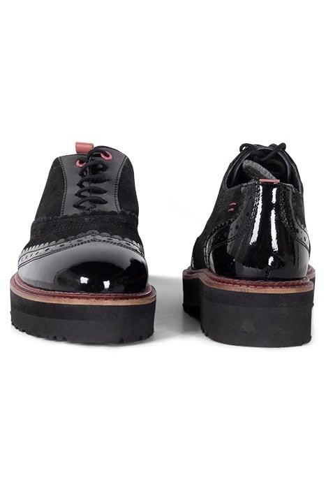 CHUNKY LACE UP BROGUE DISP PURE BLACK 2