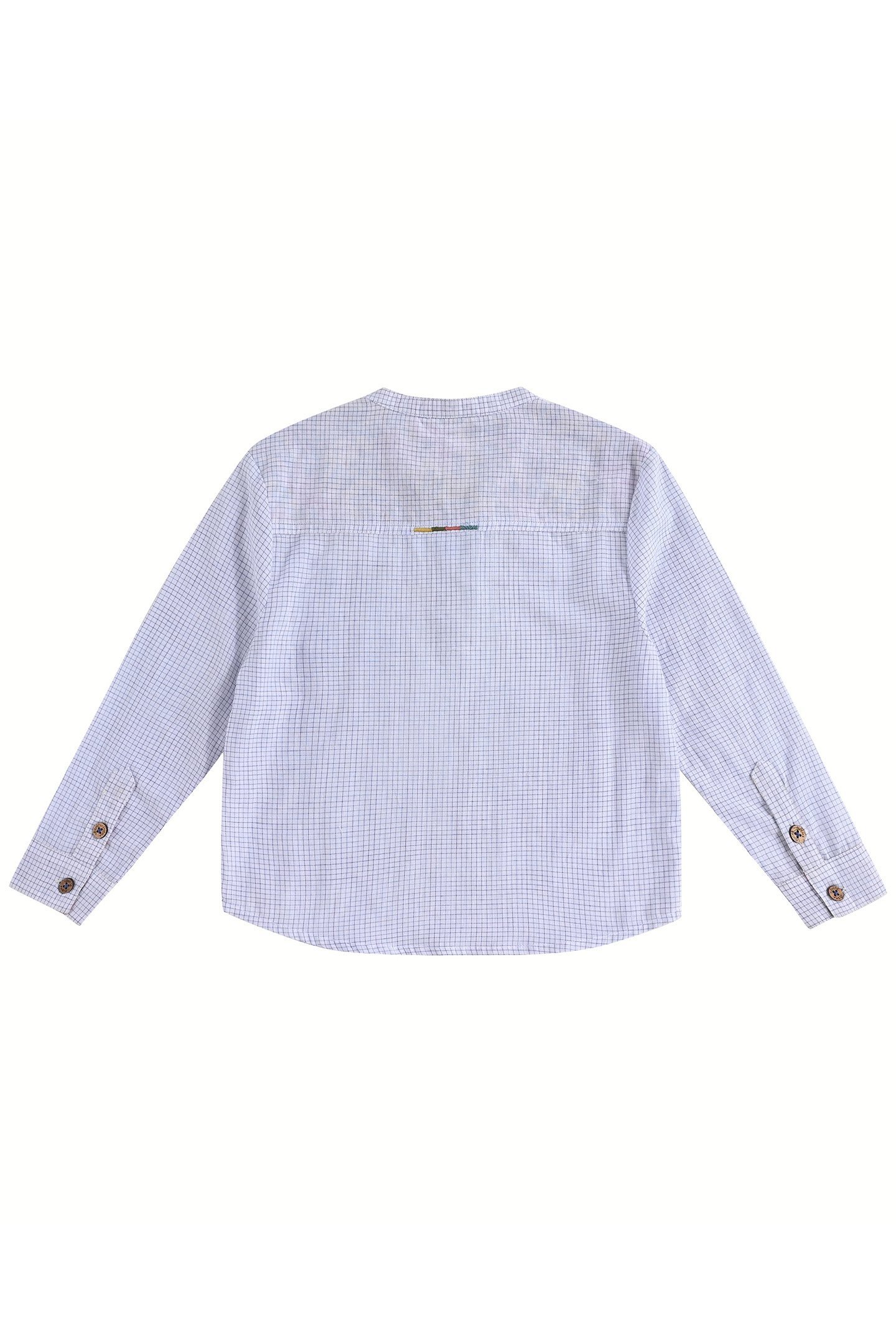 SHIRT AMANO BLUE CHECK 2
