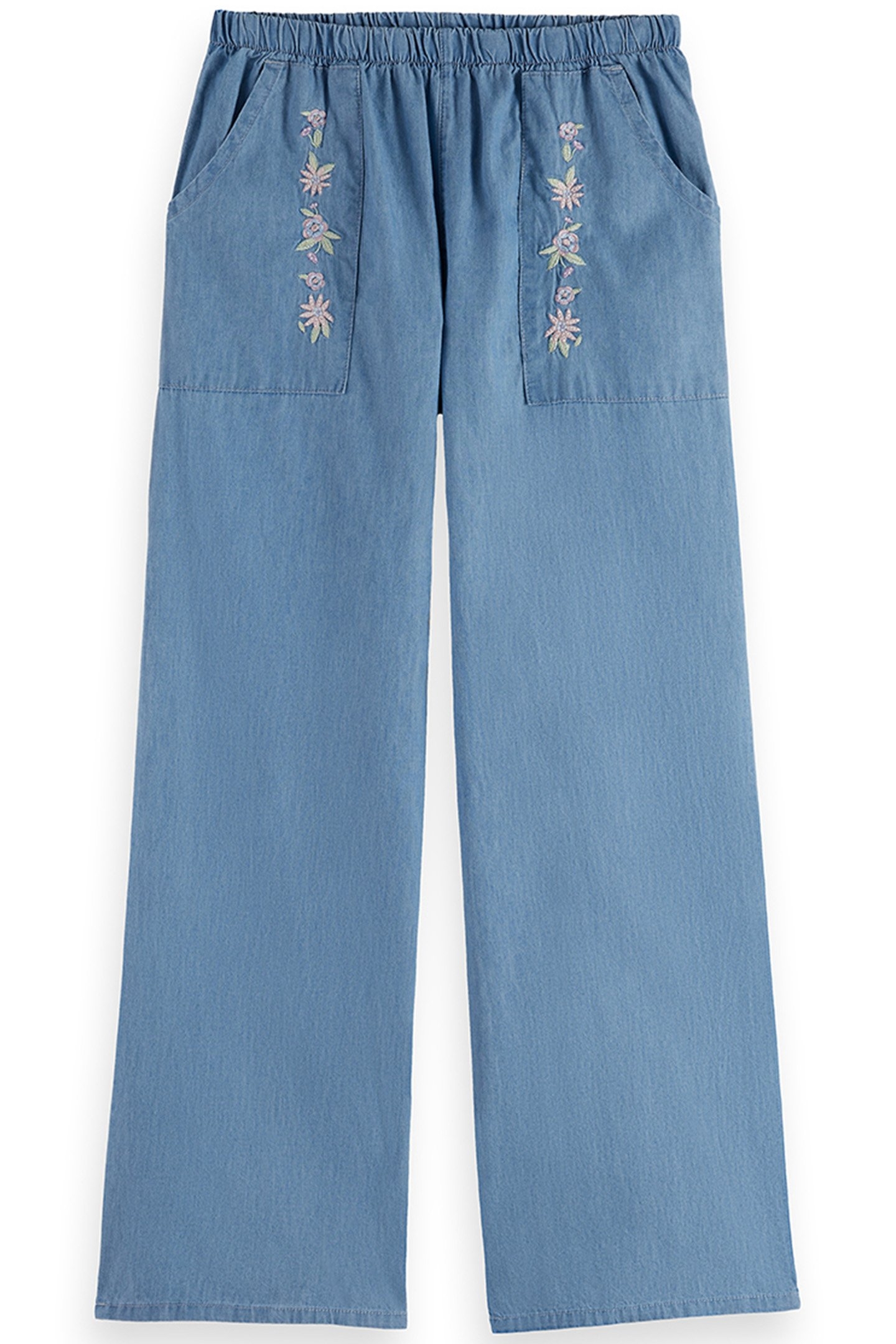 S&S GIRLS 2PC FASHION TOP & DENIM PANT SET PINK/BROWN 4