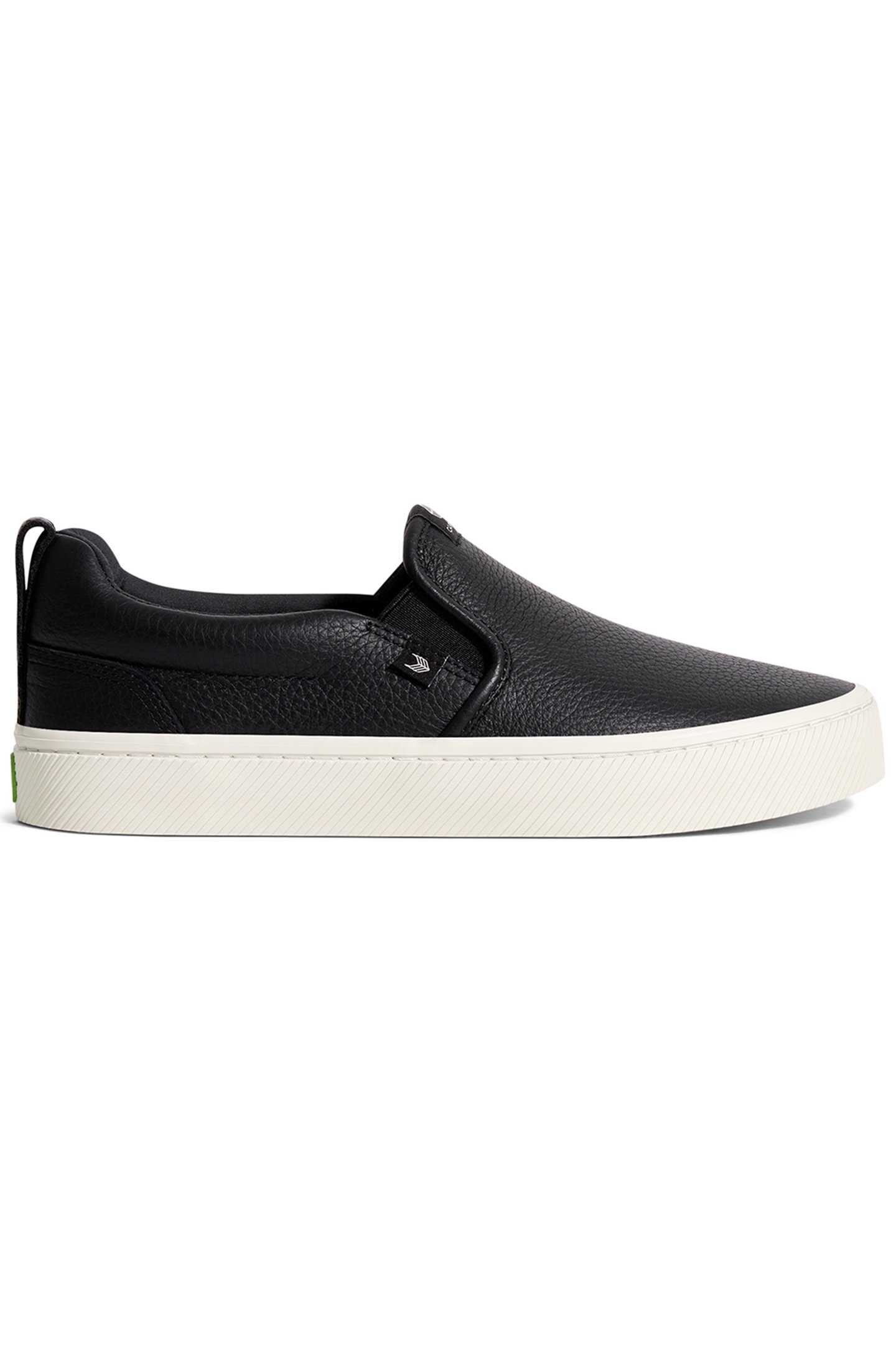 SLIP-ON BLACK PREMIUM LEATHER SNEAKER 1