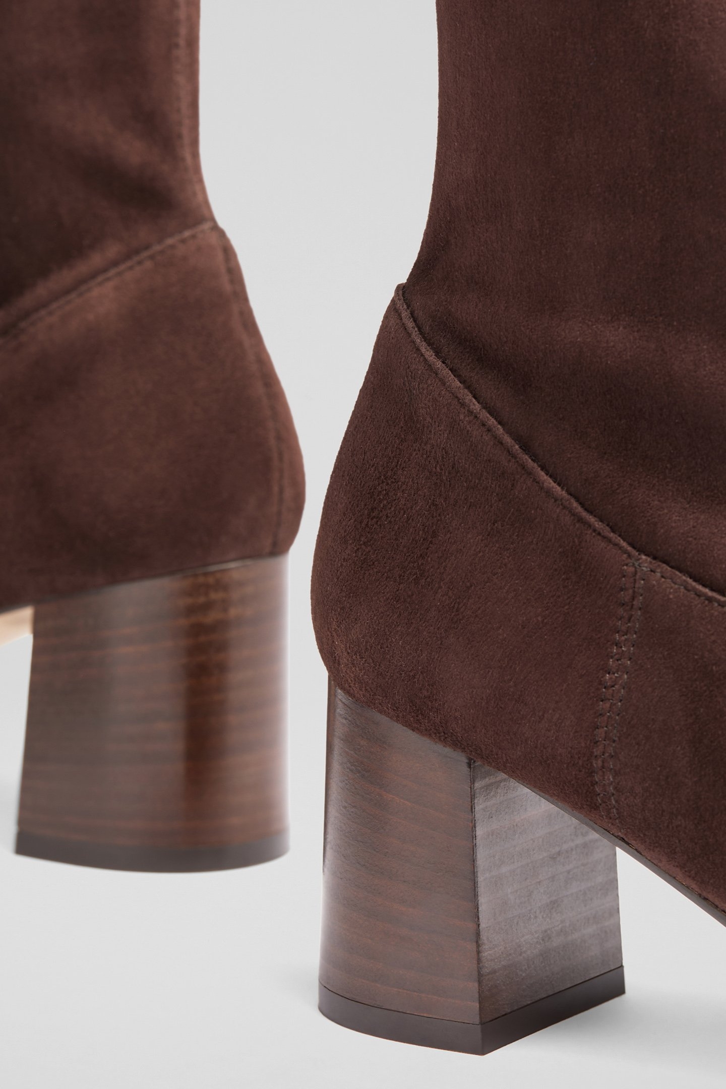 AB HARP BLOCK HEEL STRETC BROWN 4