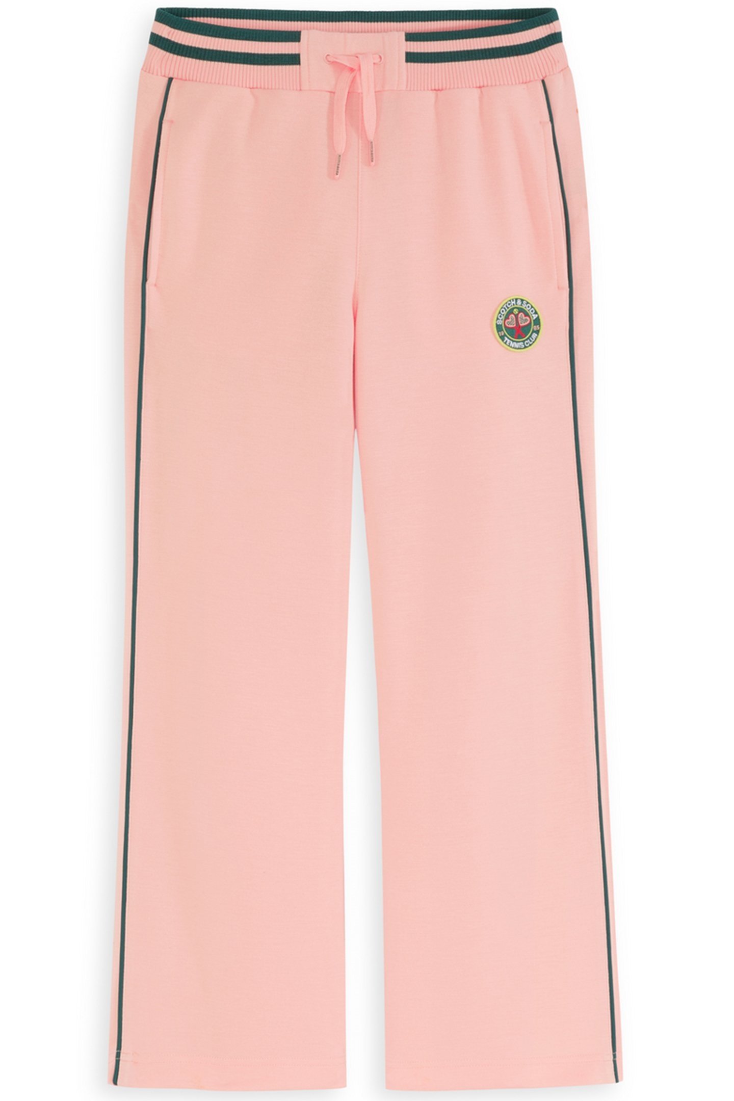 S&S GIRLS TENNIS GROUP DOUBLE KNIT TRACK PANT LT PASTEL PINK 1